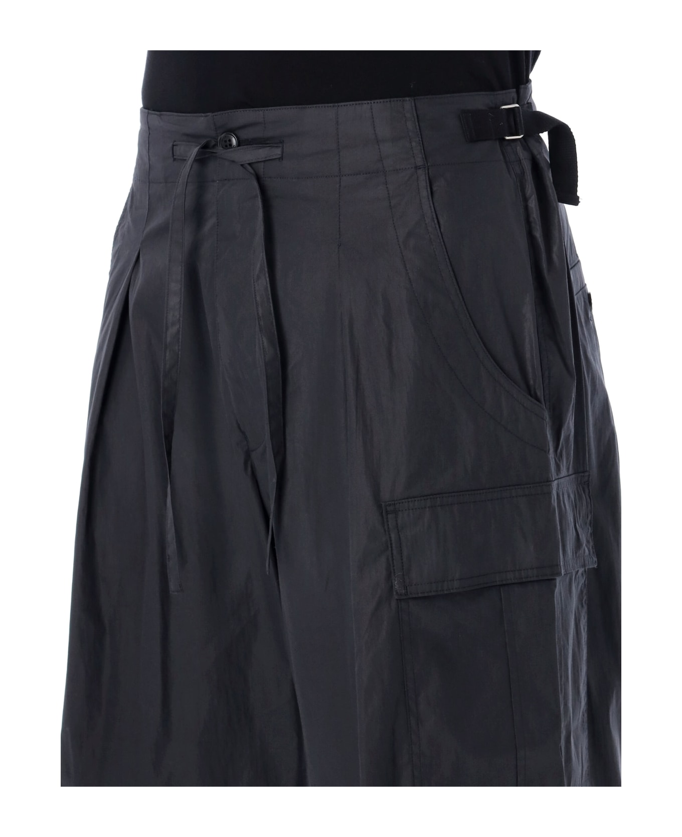 Isabel Marant Caleb Cargo Pant - FADED BLACK