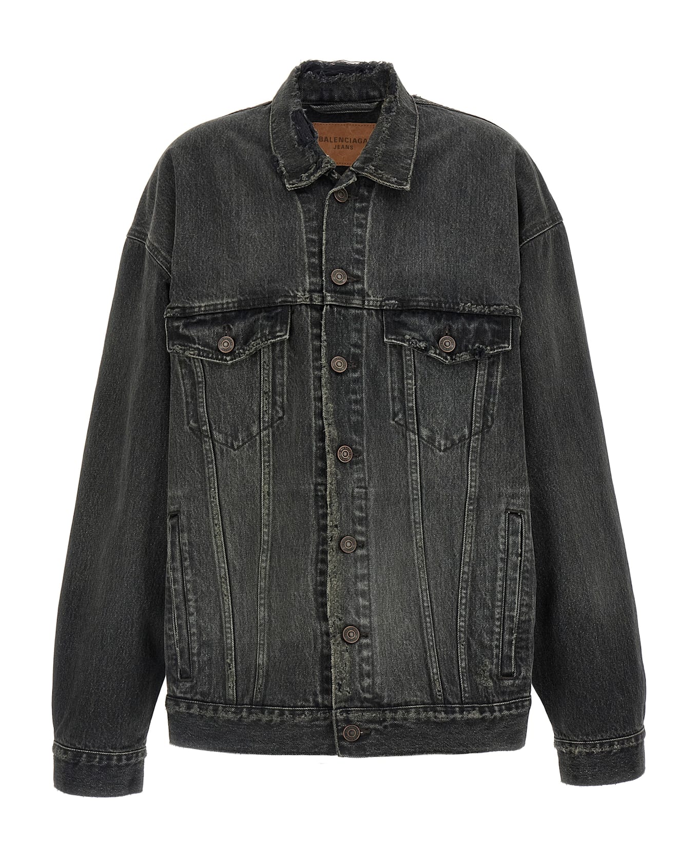 ジャケット Balenciaga Denim Jacket With Satin Laces Denim jacket with satin laces BALENCIAGA - Nugnes1920