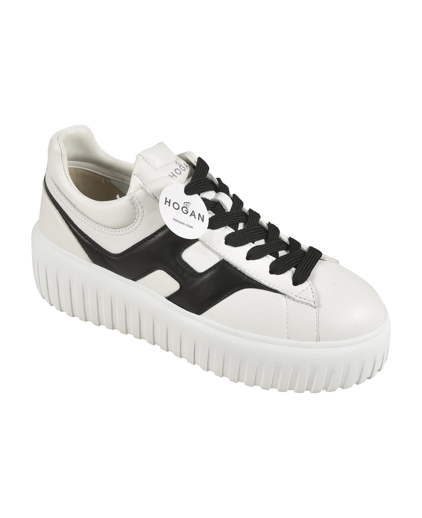 Hogan H-stripes Sneakers - White/Black