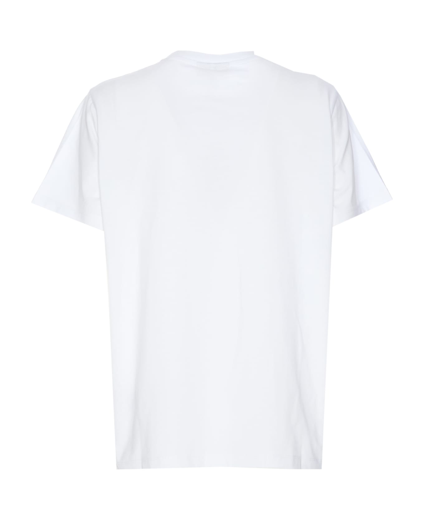 Ganni Basic Jersey Multi Love Relaxed T-shirt - White
