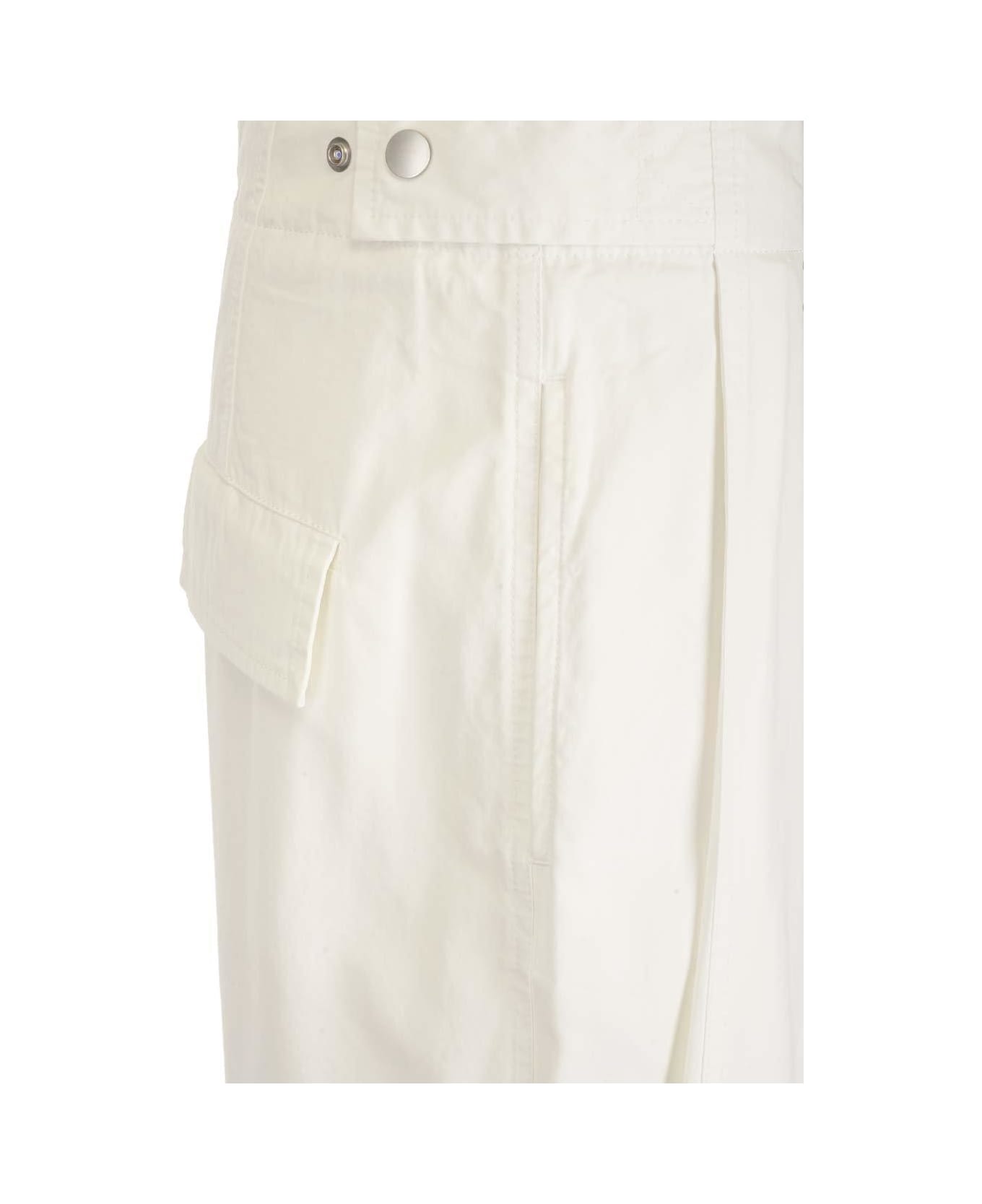 Bottega Veneta Mid-rise Trousers - WHITE