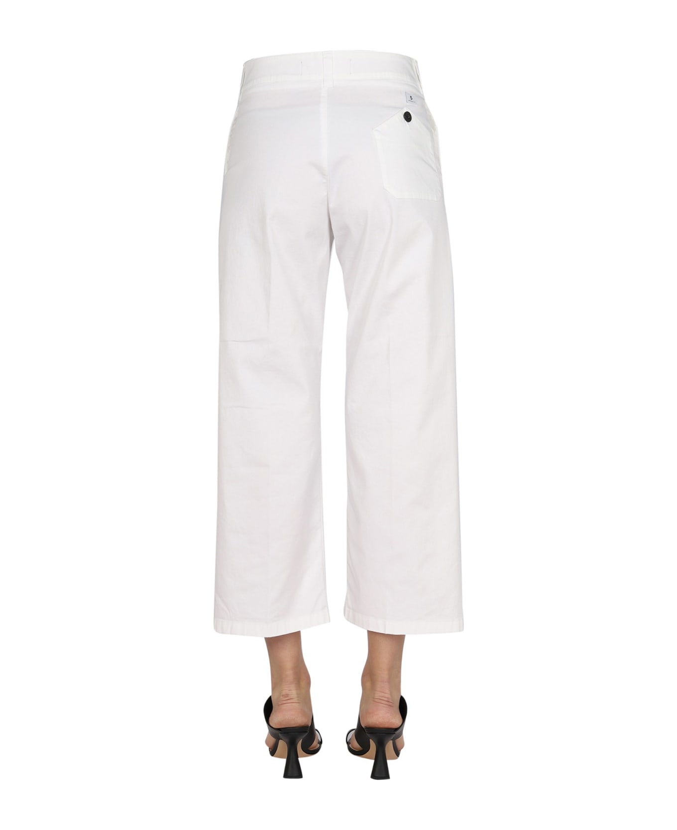Department Five Cropped Fit Jeans - BIANCO