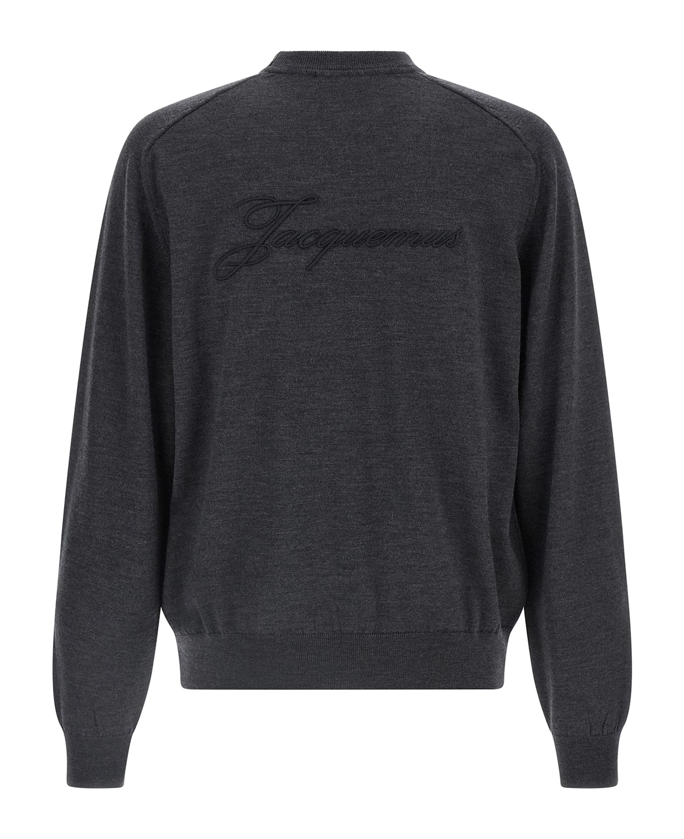 Jacquemus 
le Sweater Brodé
 Sweater - Gray