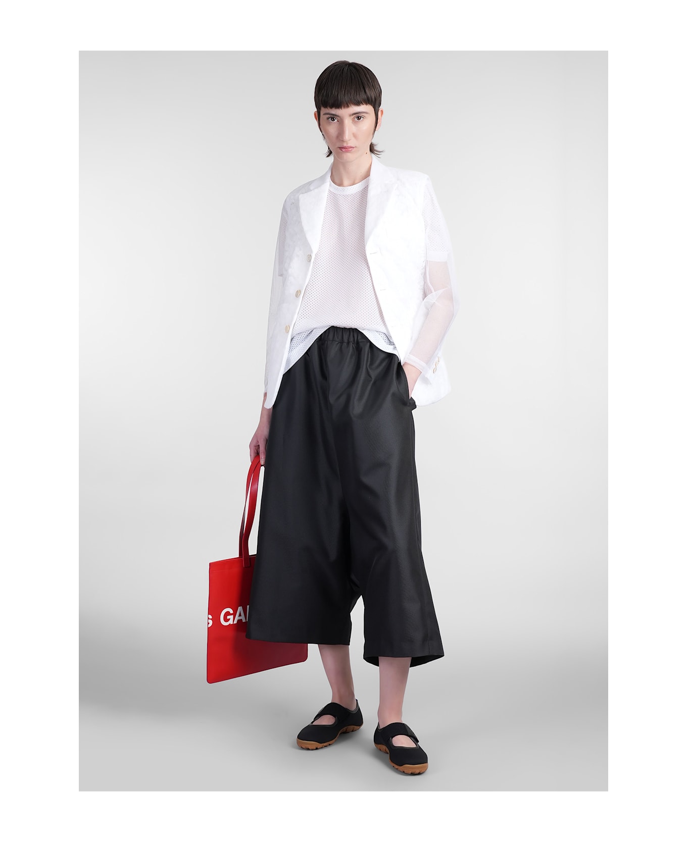 Comme des Garçons T-shirt In White Polyester - white