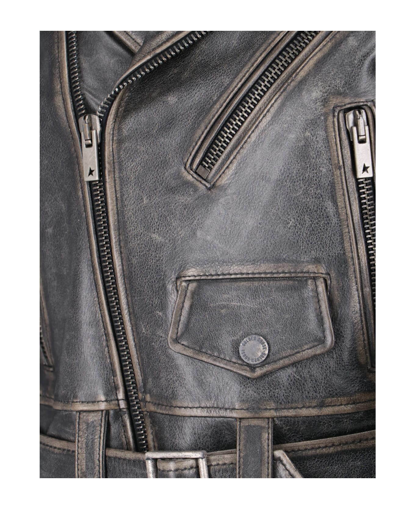 Golden Goose 
chiodo
 Biker Jacket - Nero