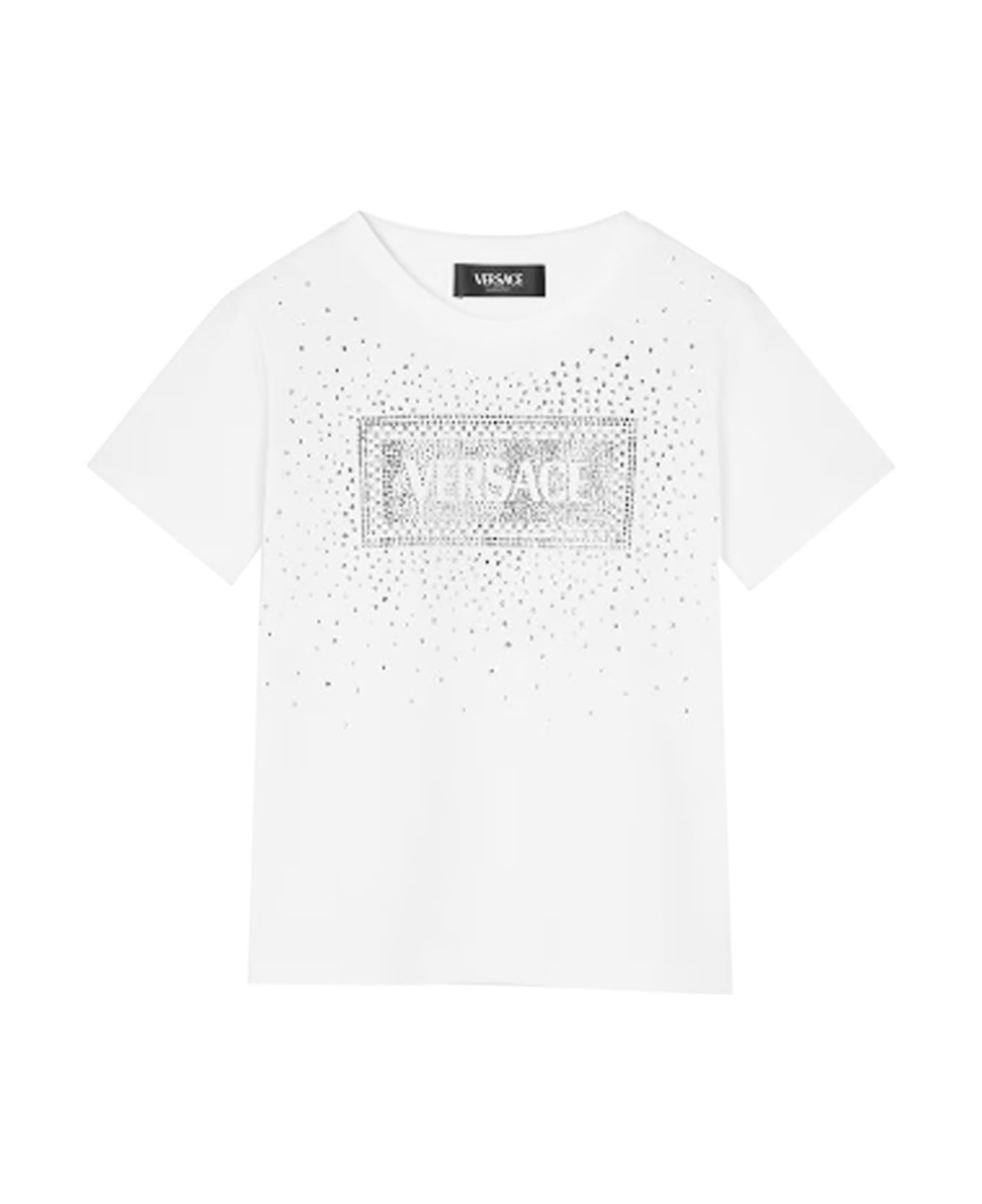 Versace T-shirt - Bianco/crystal