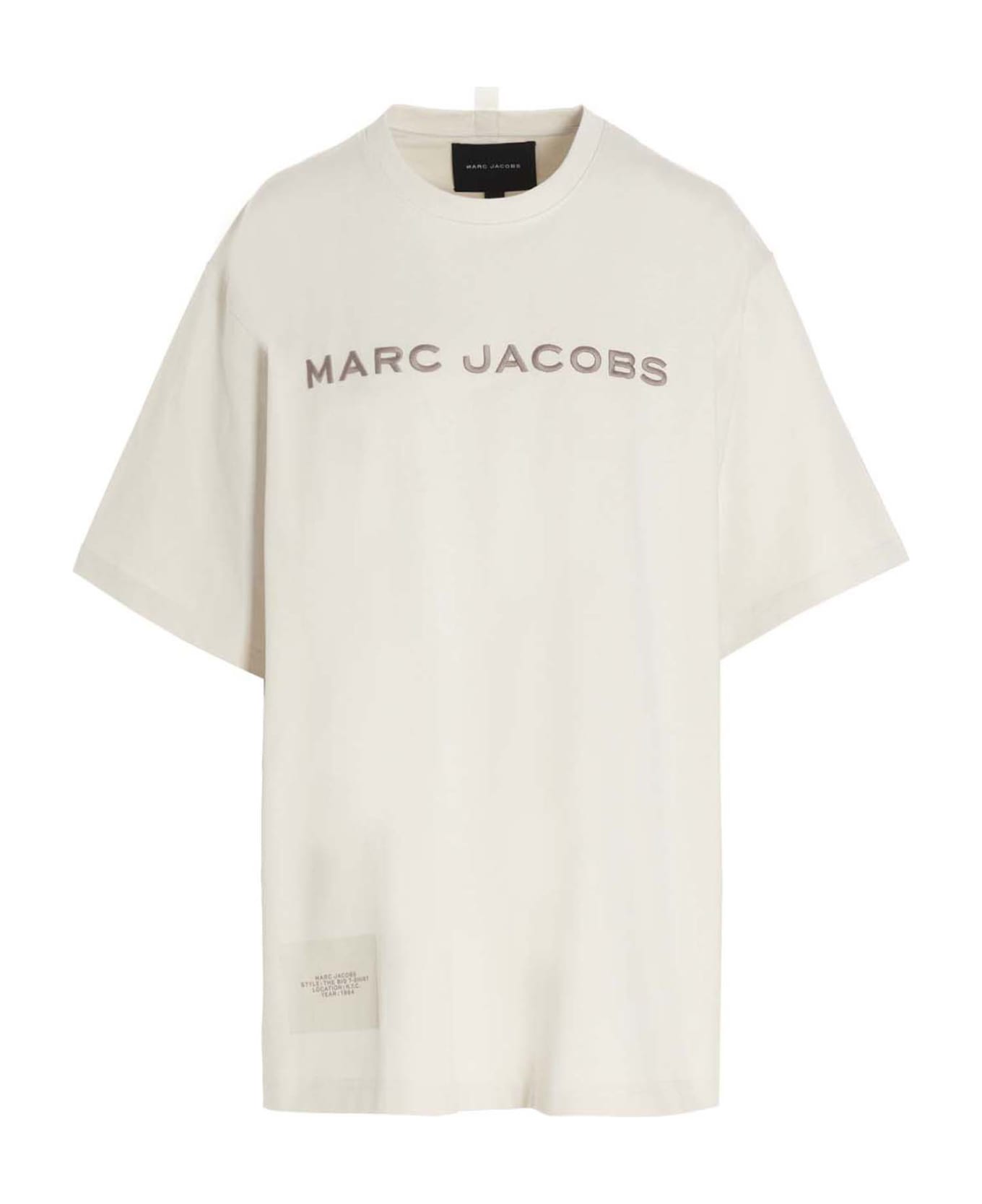 Marc Jacobs Logo Embroidery T-shirt - White