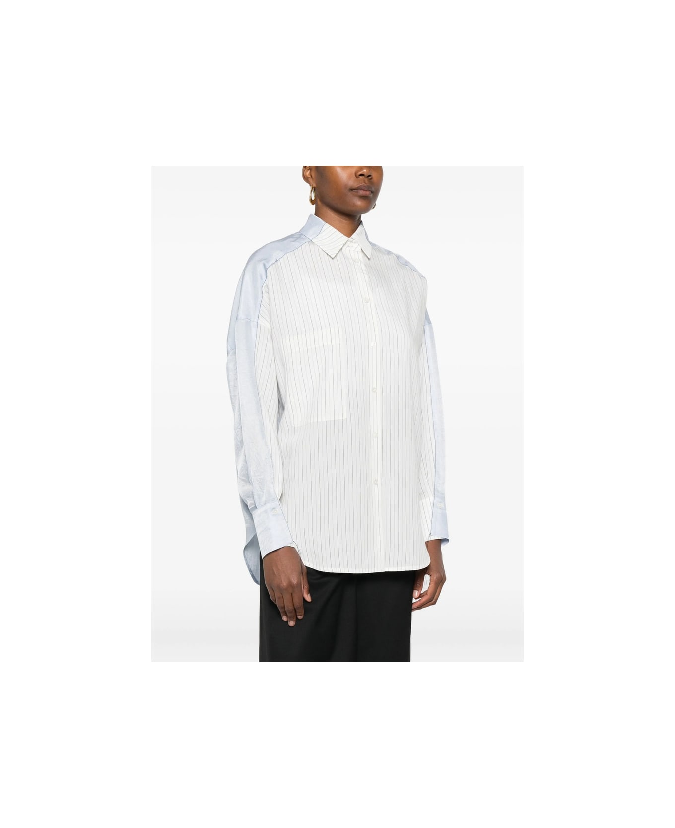Tela Shirt - WHITE/BLUE