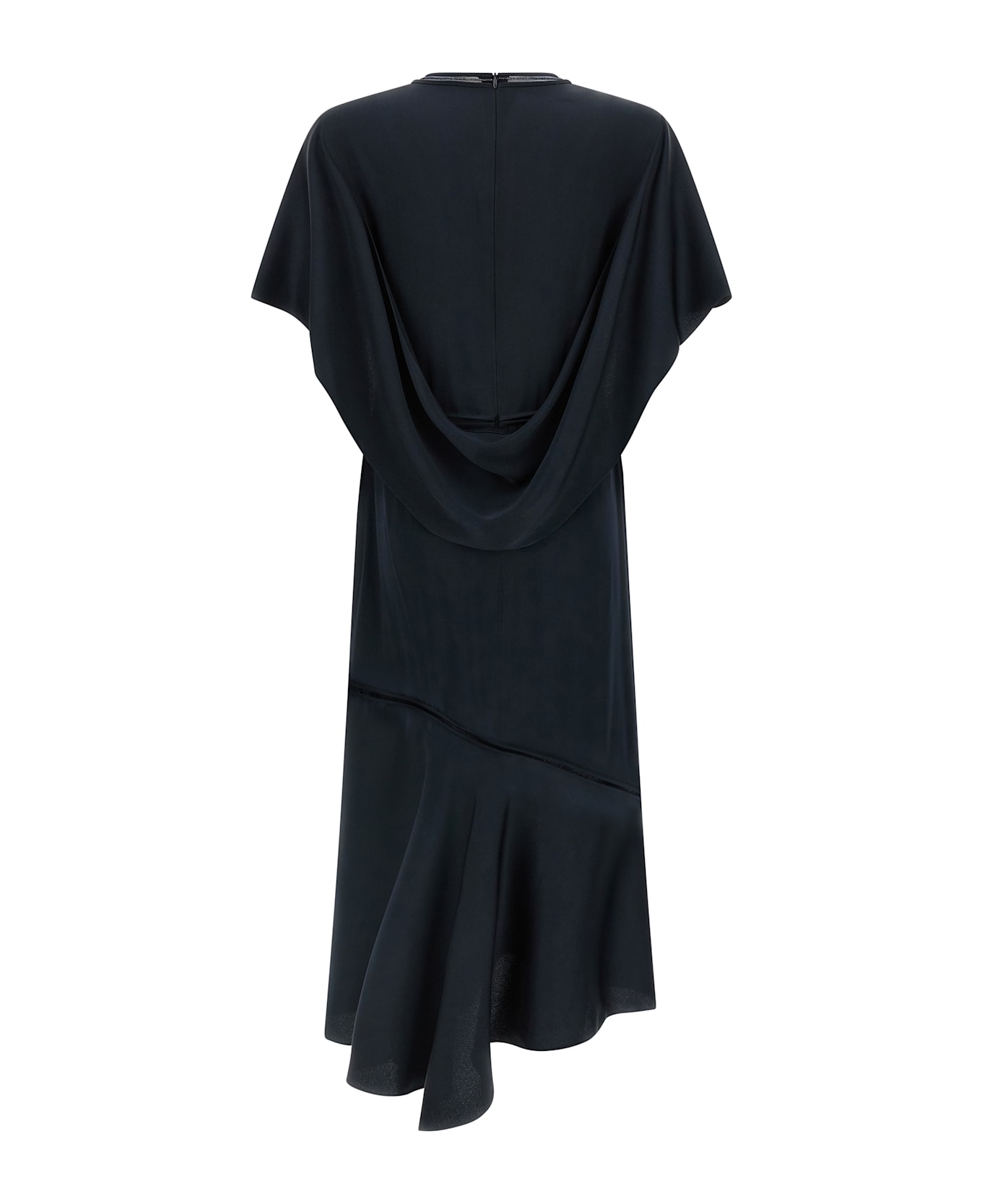 Fabiana Filippi Ruffle Dress - Blue