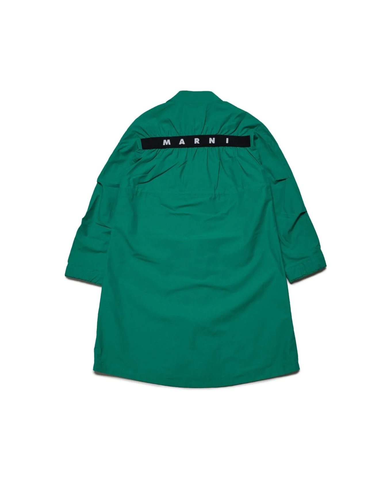 Marni Giacca Con Zip E Logo - Green