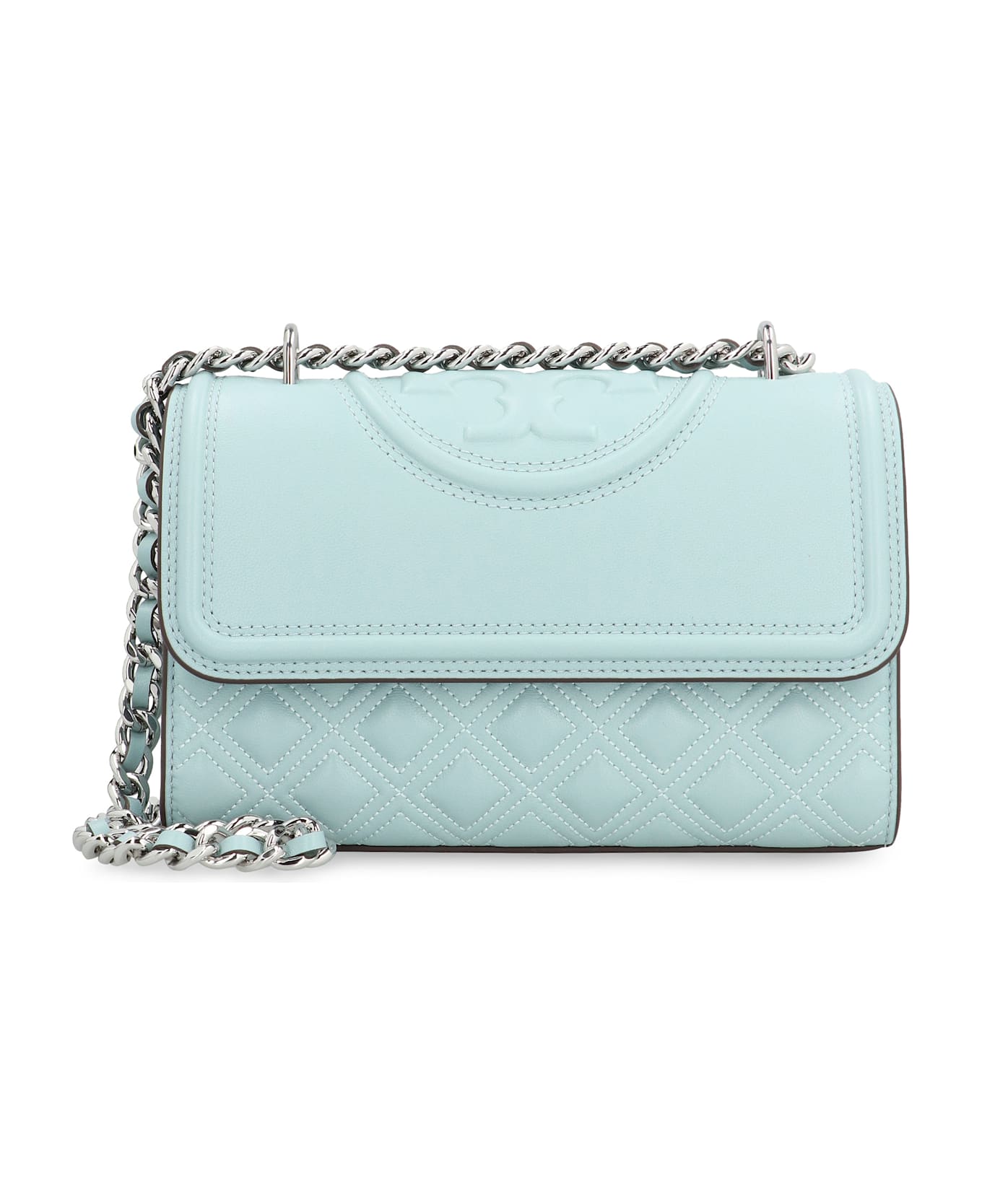 Tory Burch Fleming Small Shoulder Bag - Light Blue
