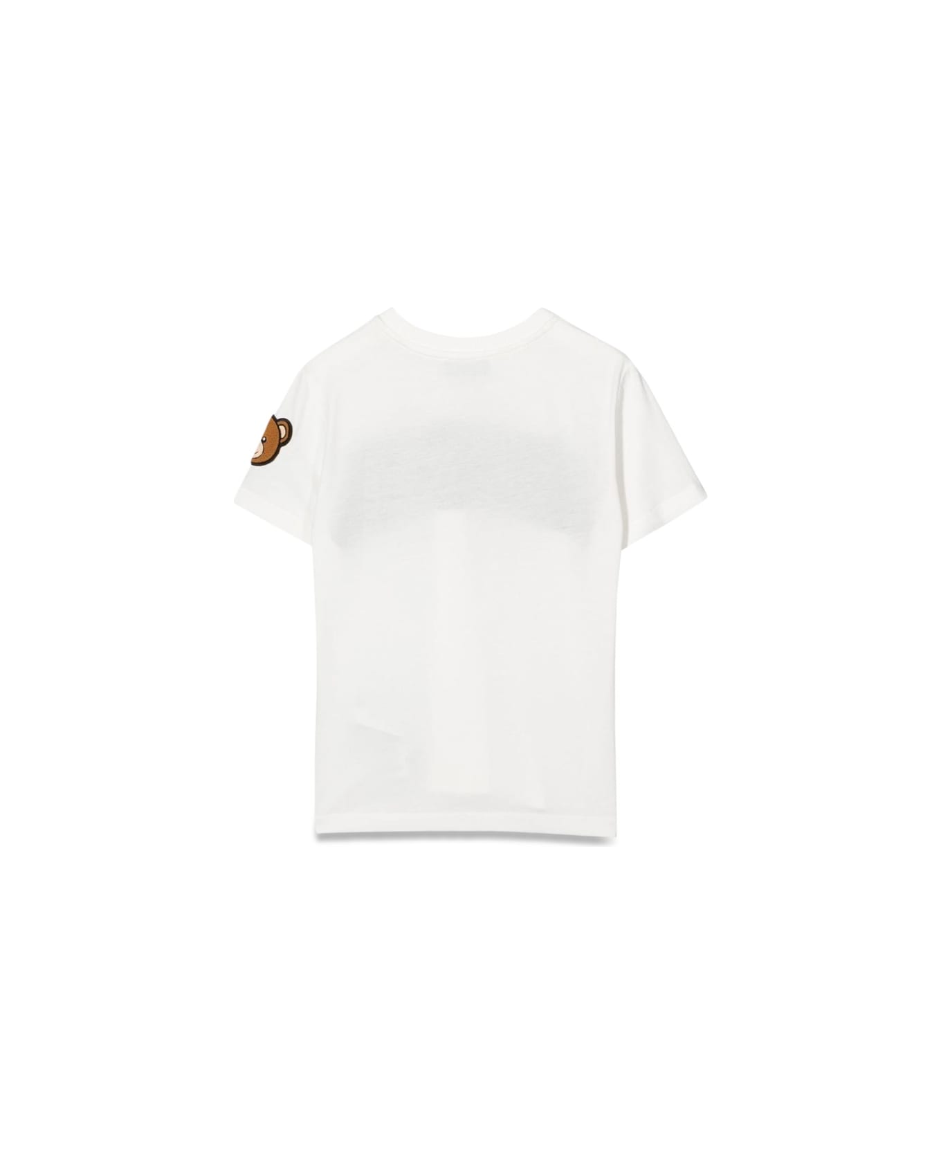 Moschino T-shirt M/c Logo Band - WHITE