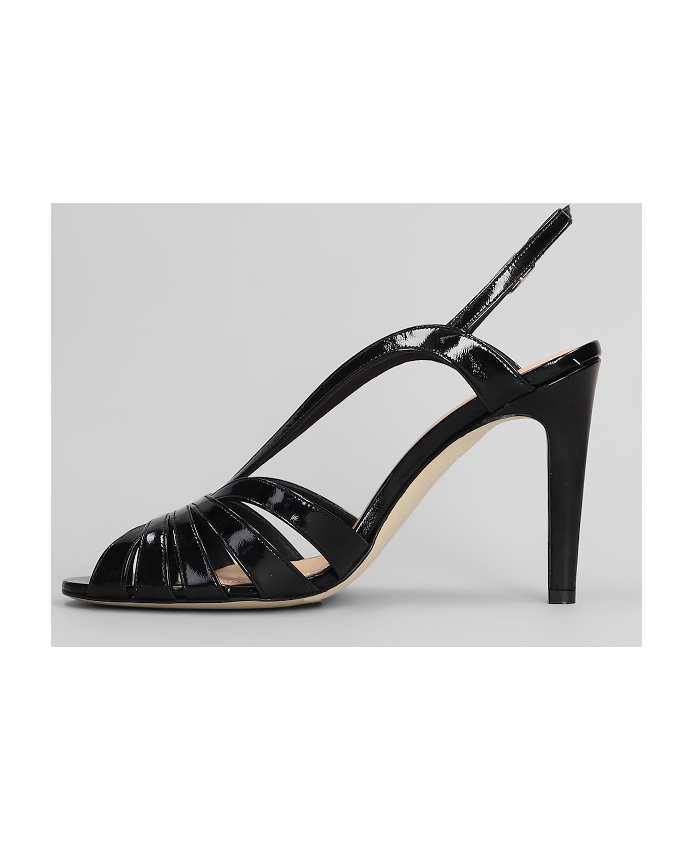 The Seller Sandals In Black Leather - black