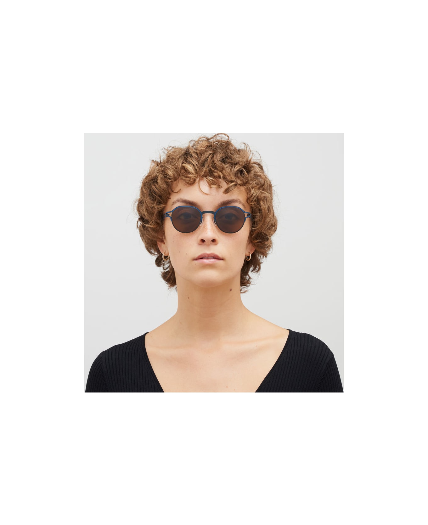 Mykita Vaasa - Indigo / Yale Blue Sunglasses - blue