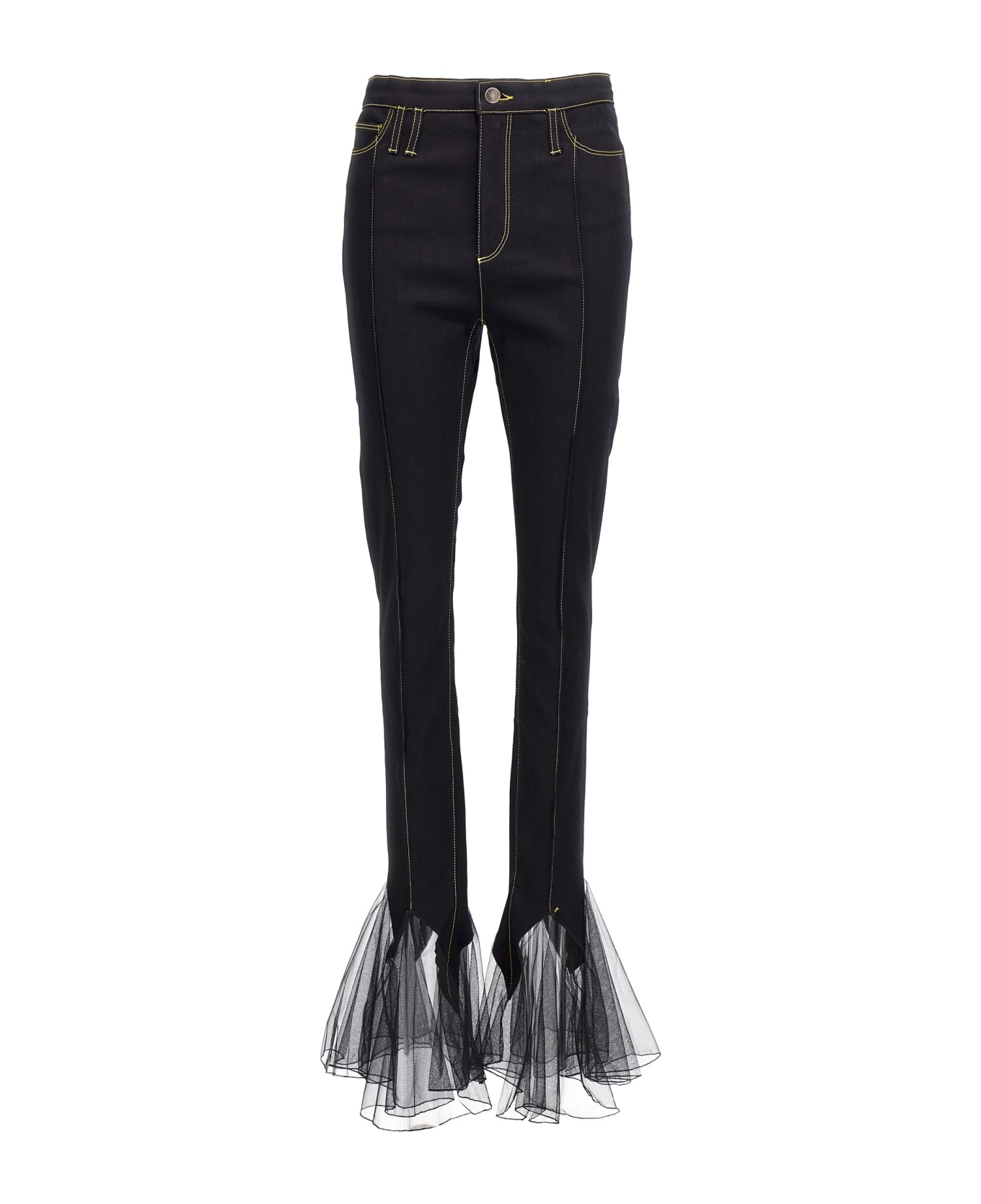 Nensi Dojaka 'tulle' Jeans - Black  