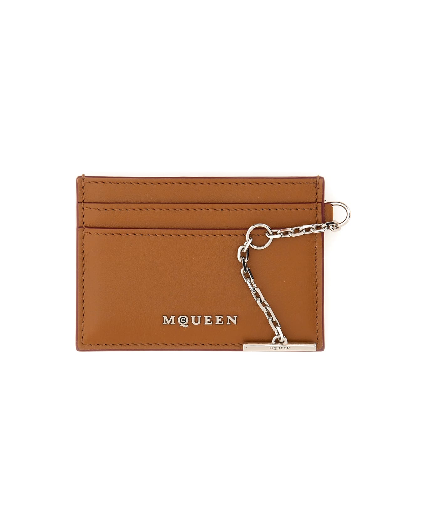 Alexander McQueen Sling Card Holder - BUFF