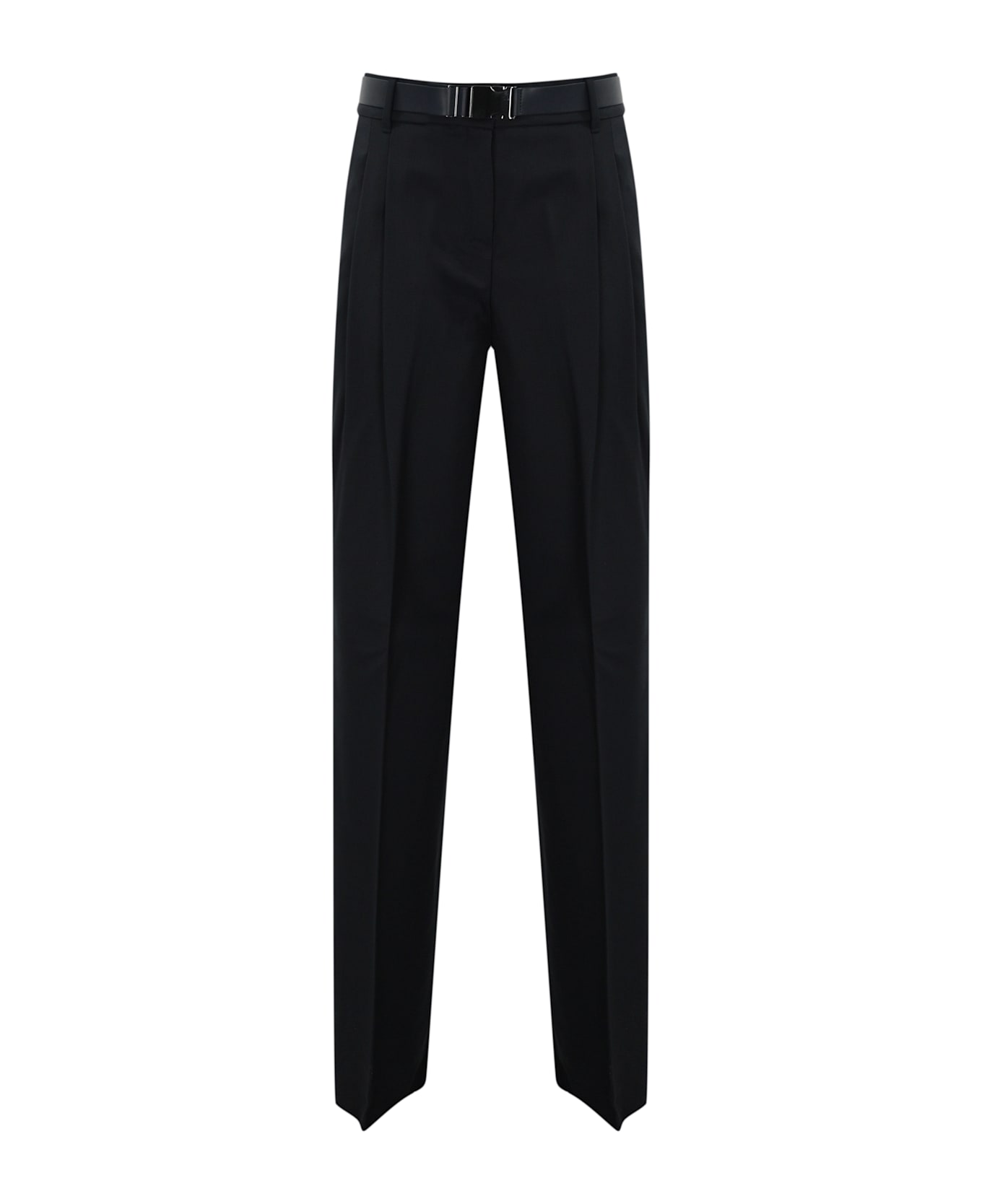 Max Mara Studio Juanita Wool Trousers - Blue ボトムス