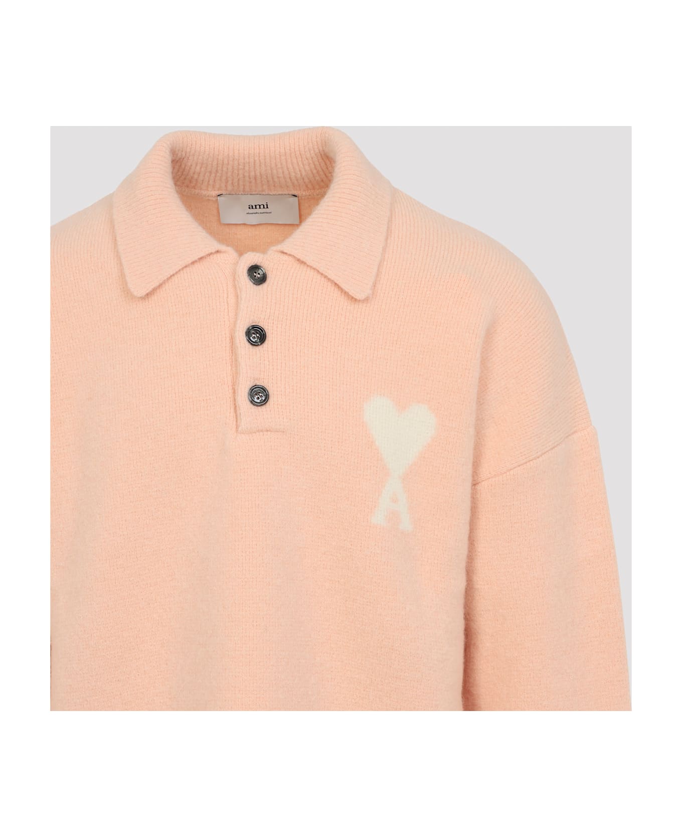 Ami Alexandre Mattiussi Adc Polo - Powder Off White