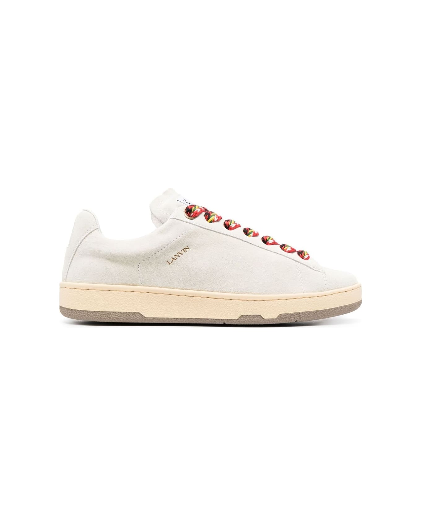 Lanvin Lite Curb Low Top Sneakers - White スニーカー