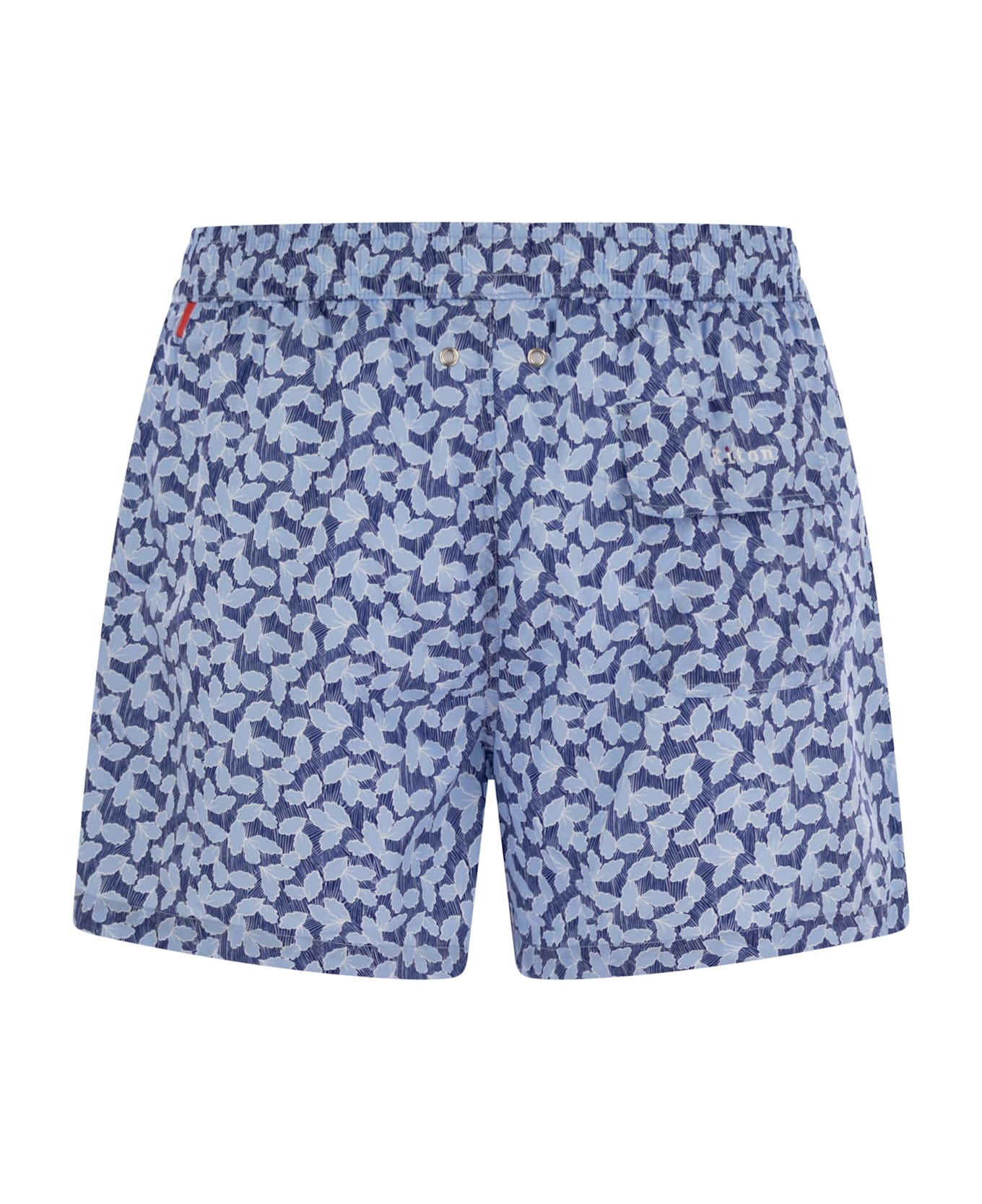 Kiton Patterned Beach Boxers - Blue