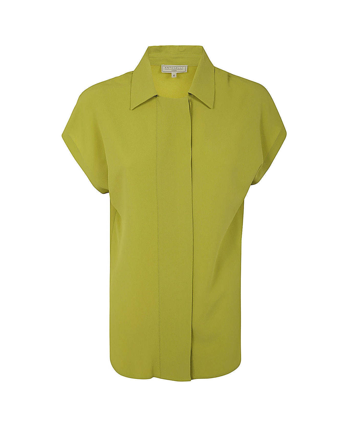 Antonelli Bramante Short Sleeves Shirt - Lime
