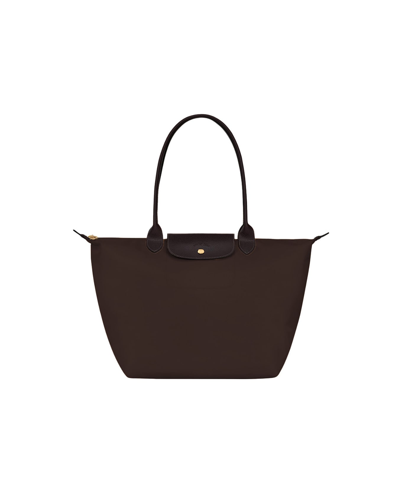 Longchamp 
le Pilage
 Brown Large Tote Bag With Two Top Handles And Embossed Logo On The Front In Ecoleather Woman - Brown