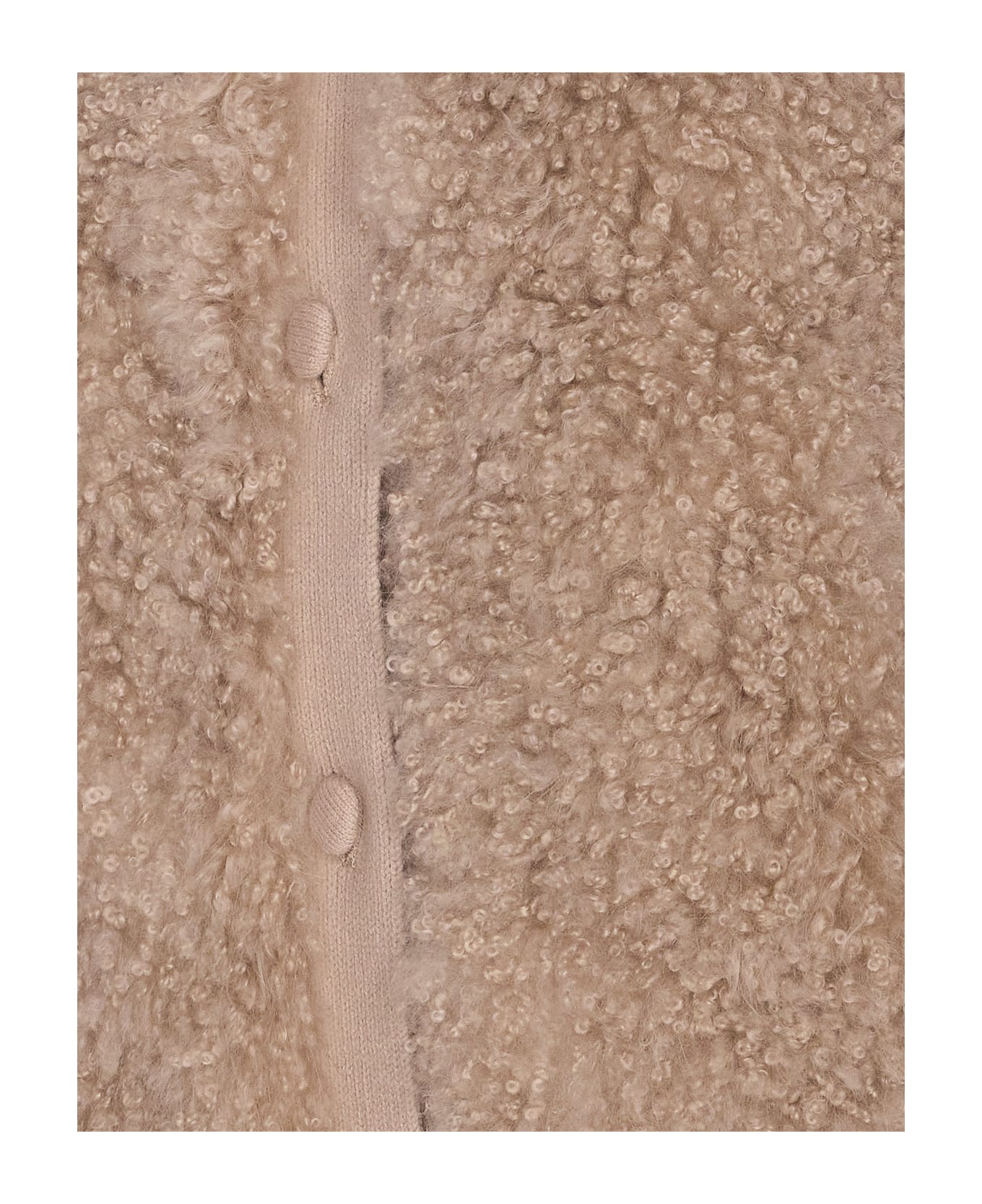 Yves Salomon Lamb Leather Vest - Beige