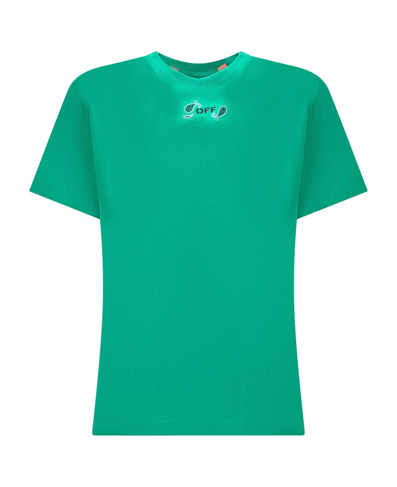 Off-White Bandana T-shirt - GREEN BLACK Tシャツ＆ポロシャツ