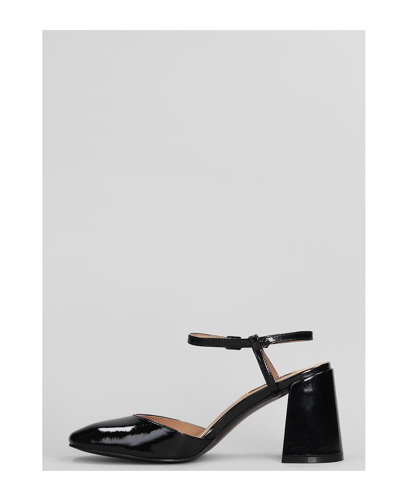 Bibi Lou Emily Pump 80 Pumps In Black Leather - black