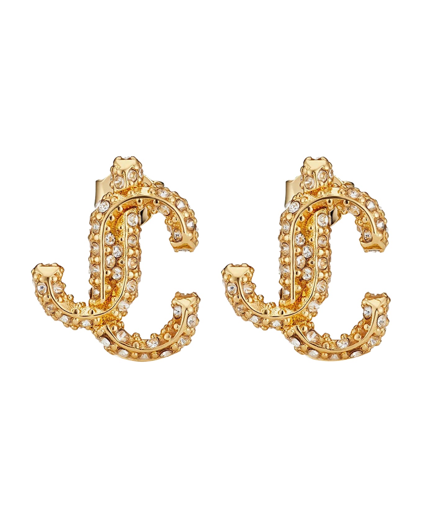 Jimmy Choo Jc Studs Earrings - Golden