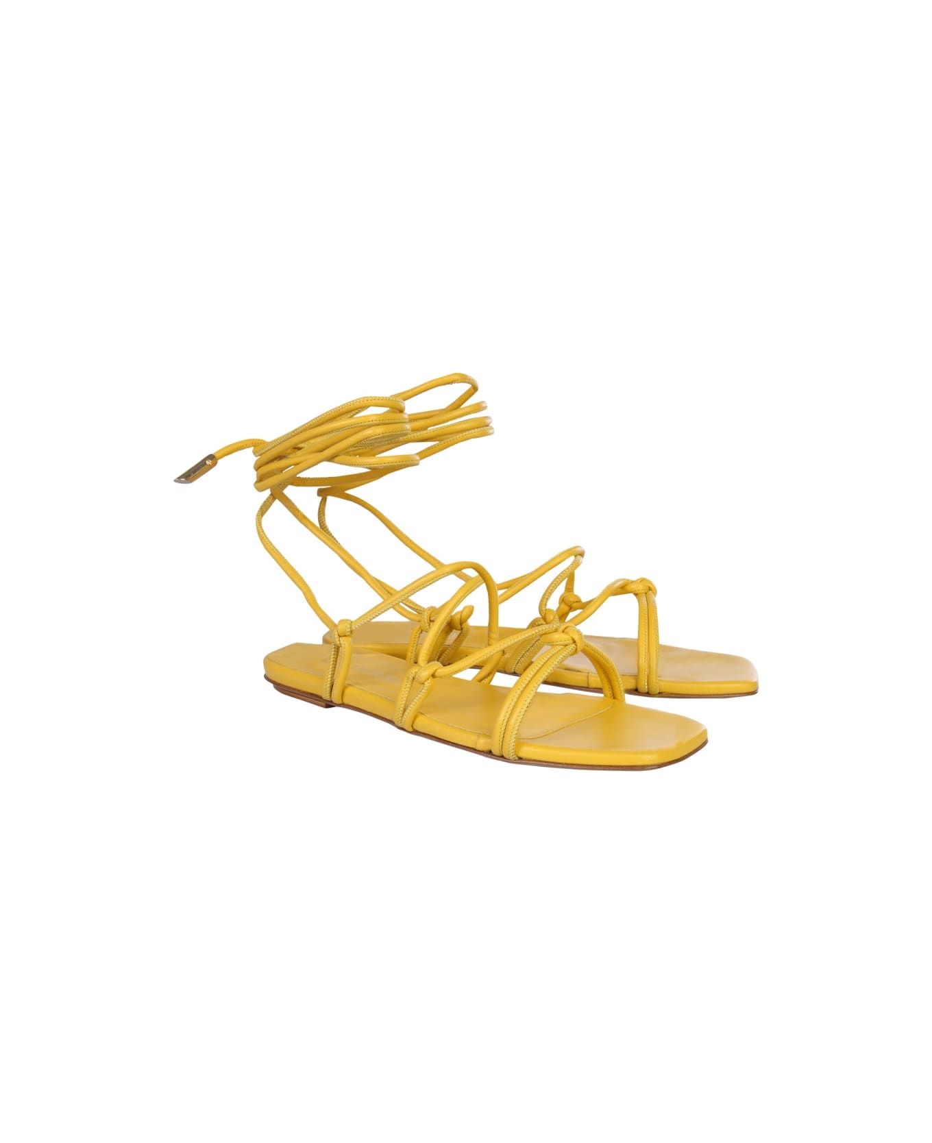 GIA BORGHINI "beautiful" Sandals - YELLOW サンダル