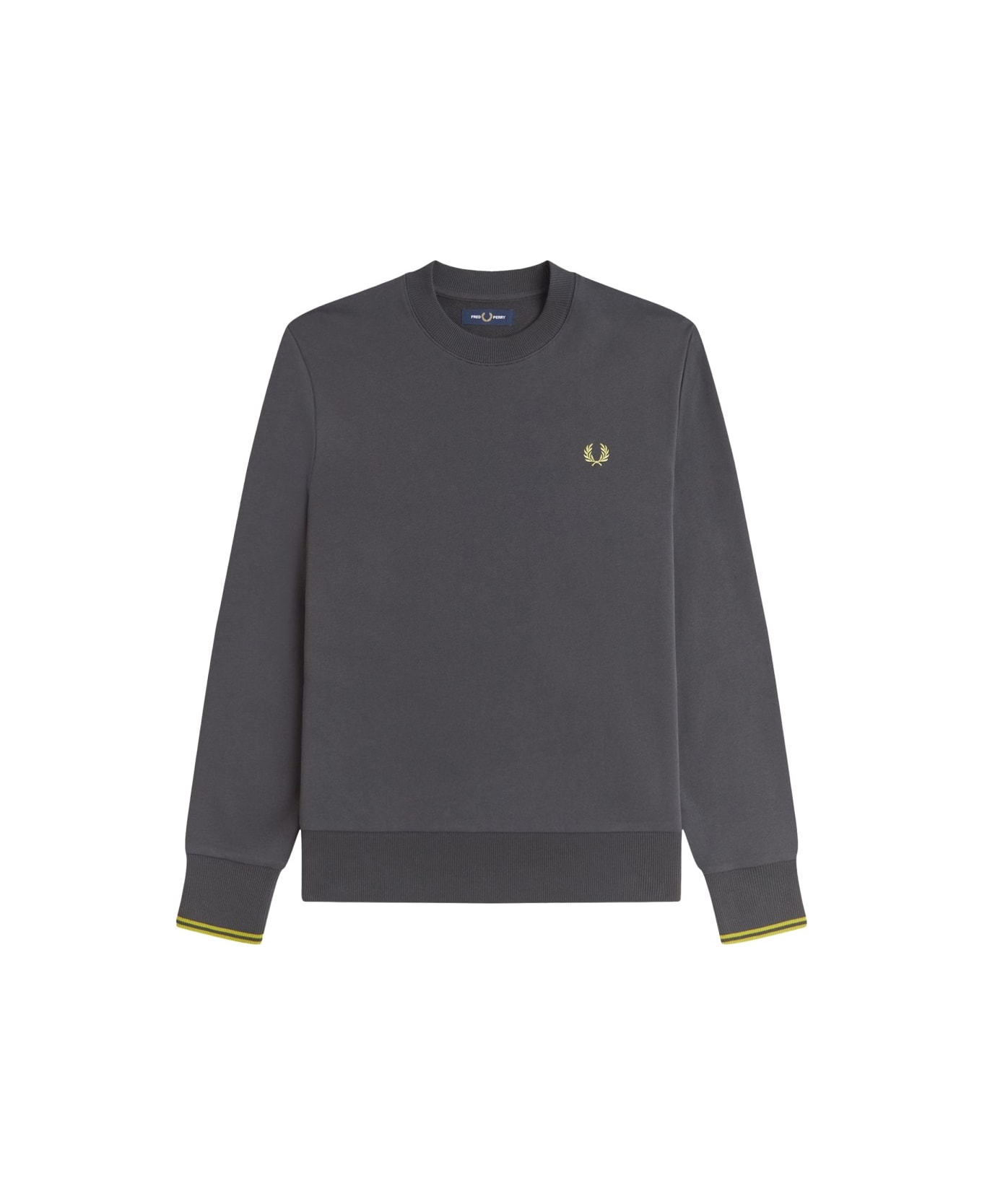 Fred Perry Sweatshirt With Logo - CHARCOAL