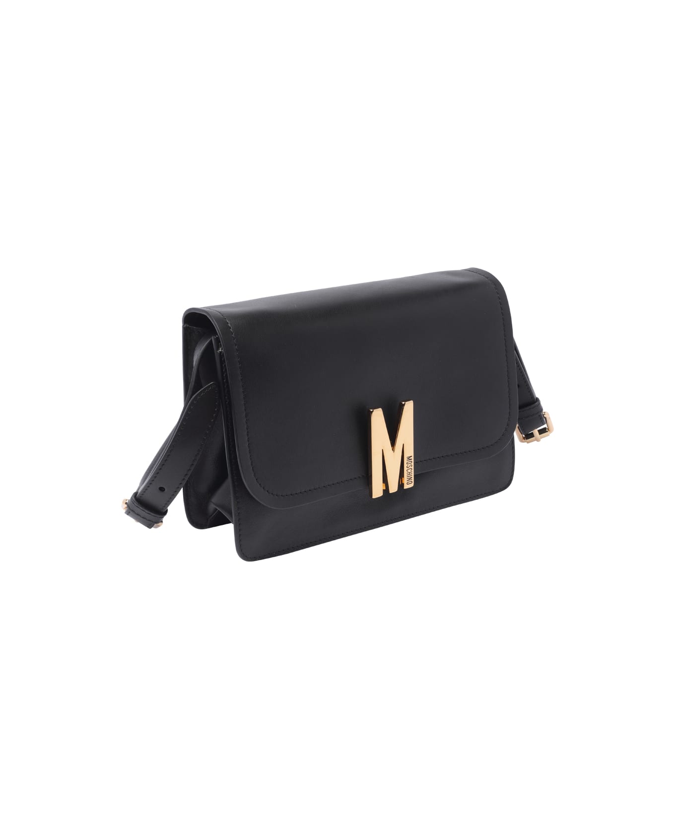 Moschino M Crossbody Bag - Black ショルダーバッグ