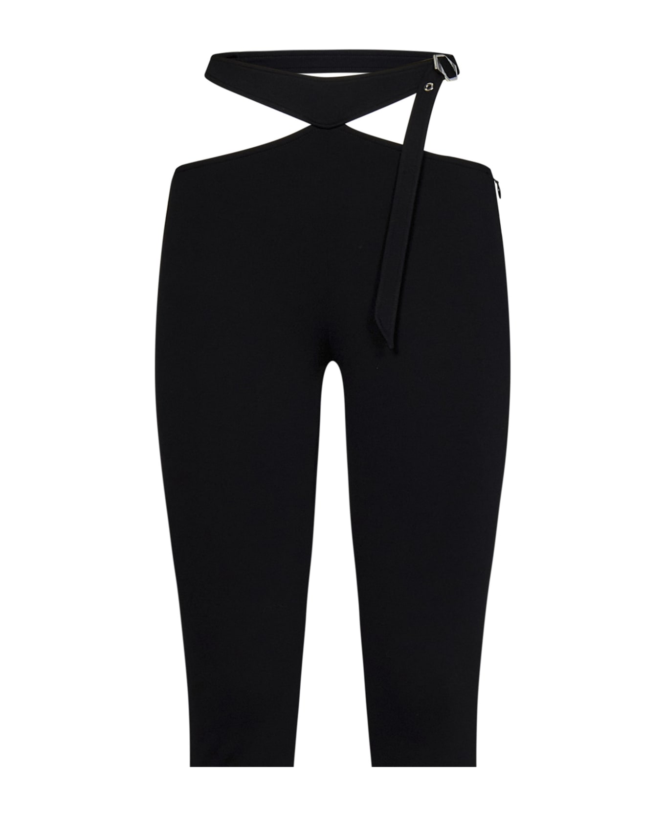 The Attico Black Jersey Pant - 100 ボトムス