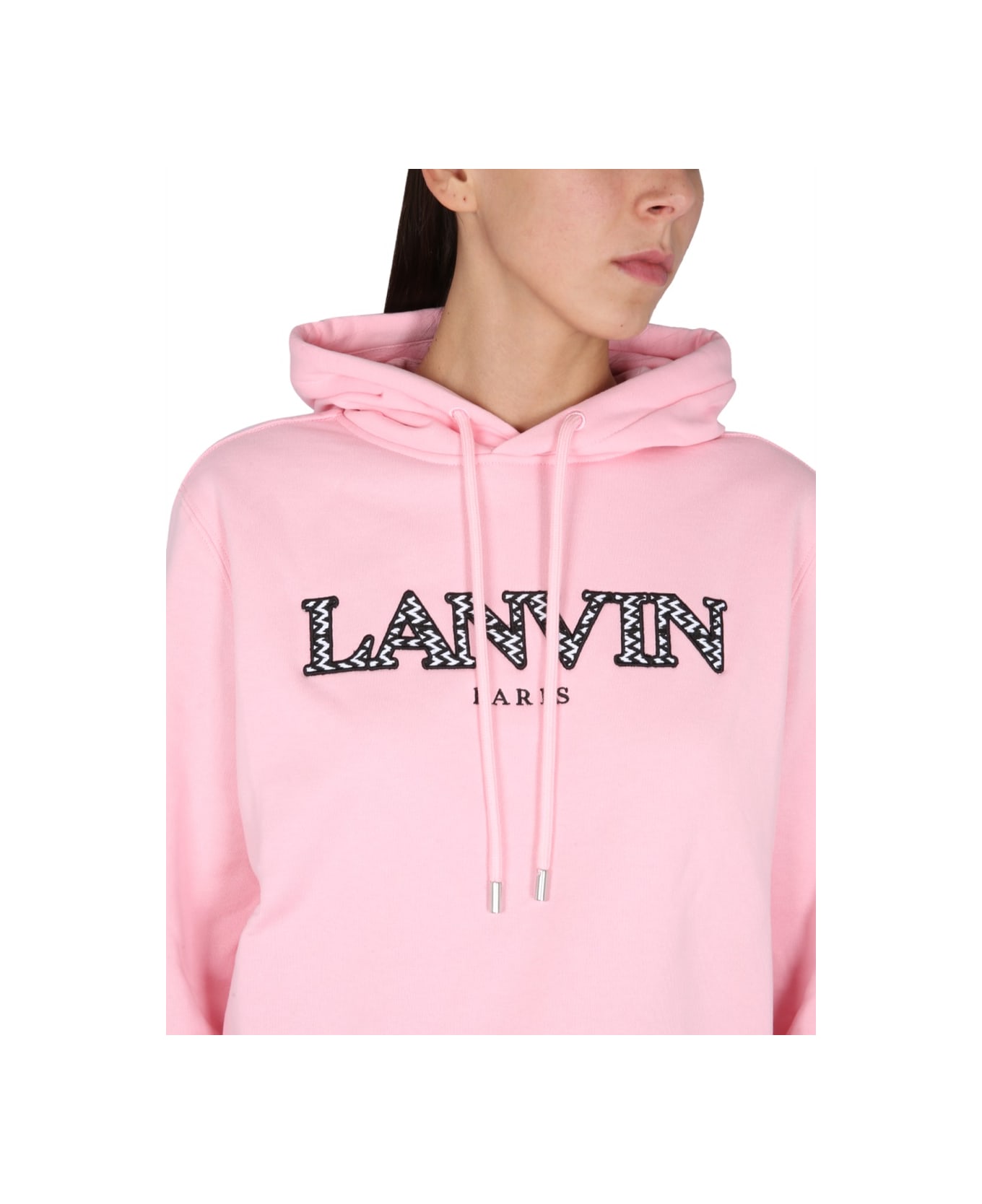 Lanvin Rose Cotton Sweatshirt - PINK