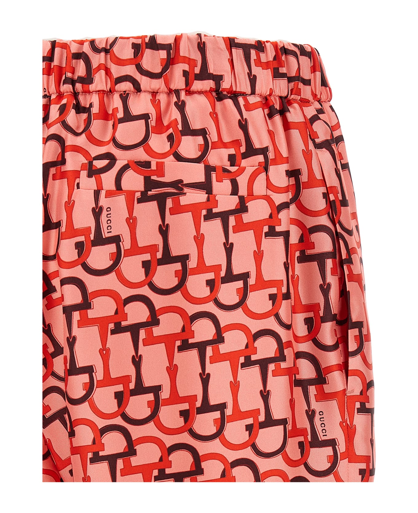 Gucci Horsebit Print Pants - Pink