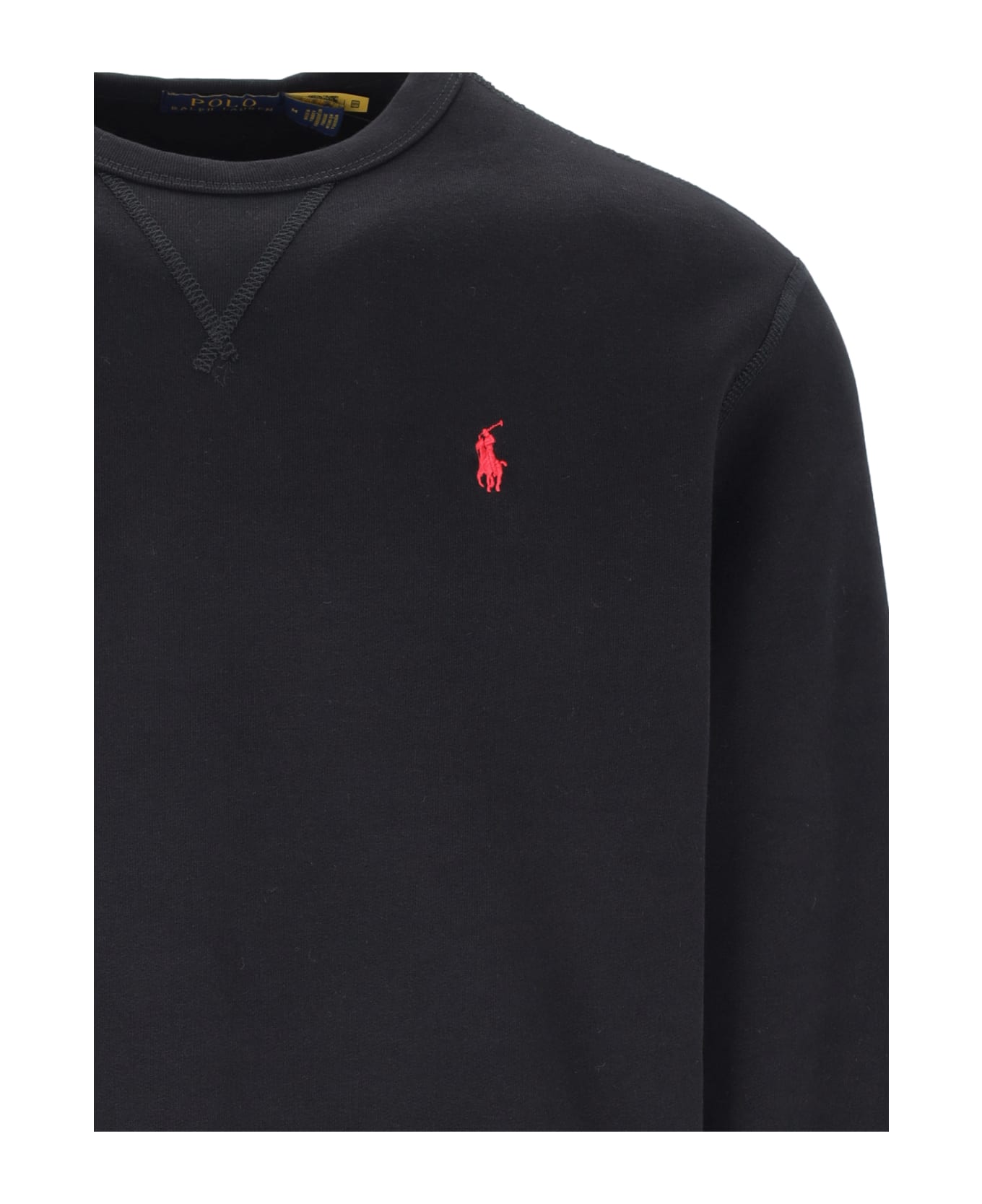 Ralph Lauren 
rl
 Crew Neck Sweatshirt - POLO BLACK