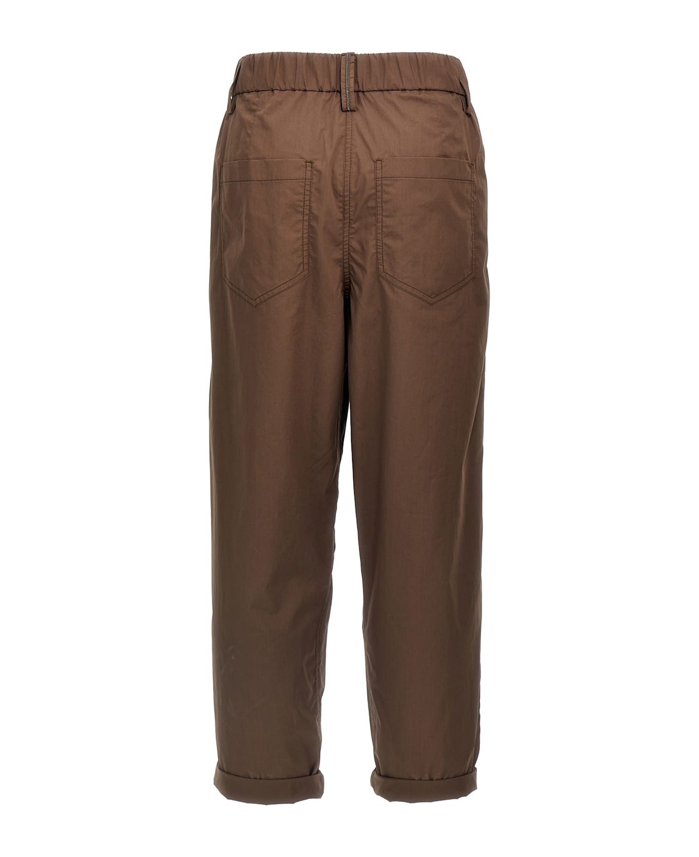 Brunello Cucinelli Monile Pants - Chocolate brown