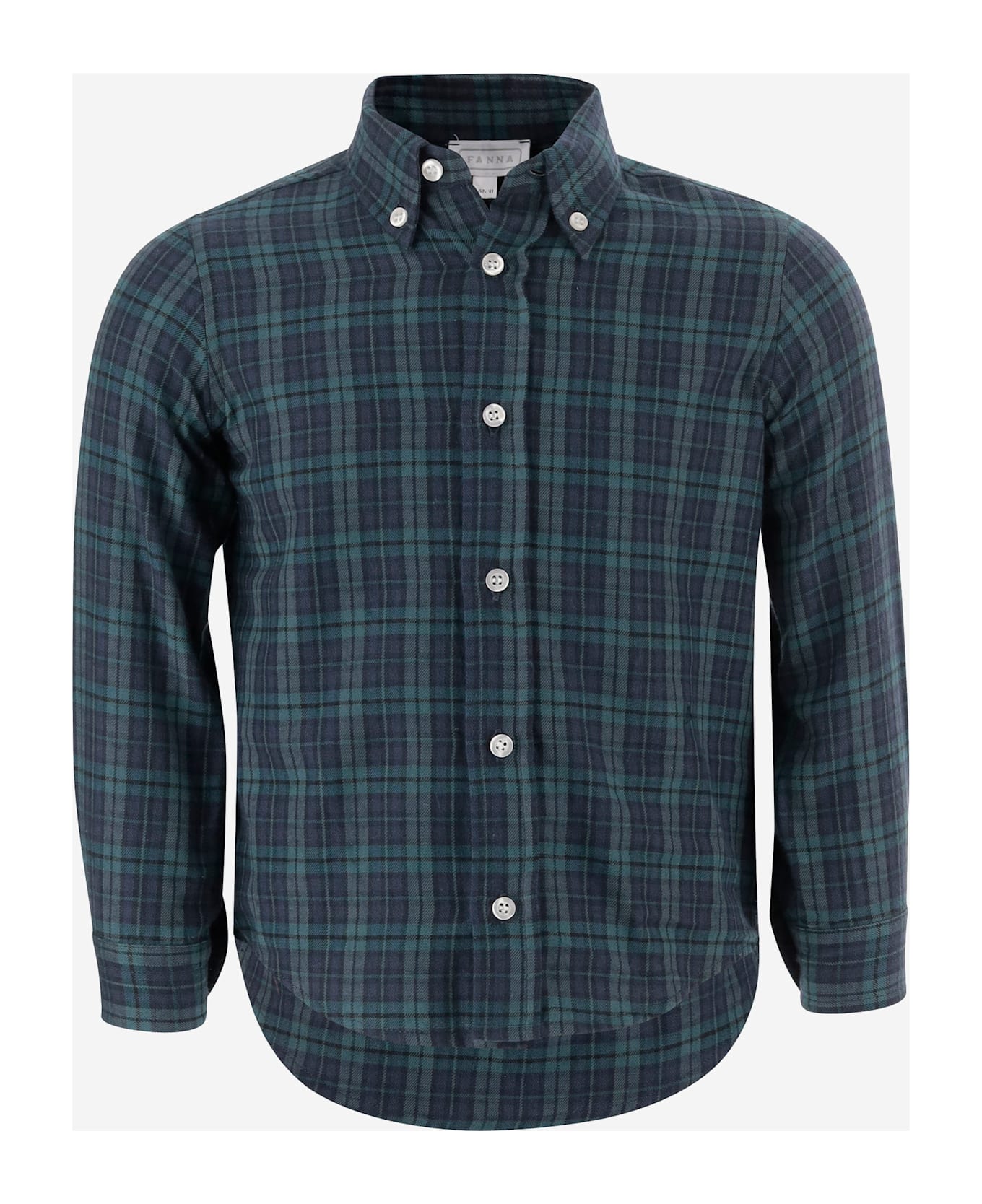 Nicoletta Fanna Cotton Shirt With Check Pattern - Red