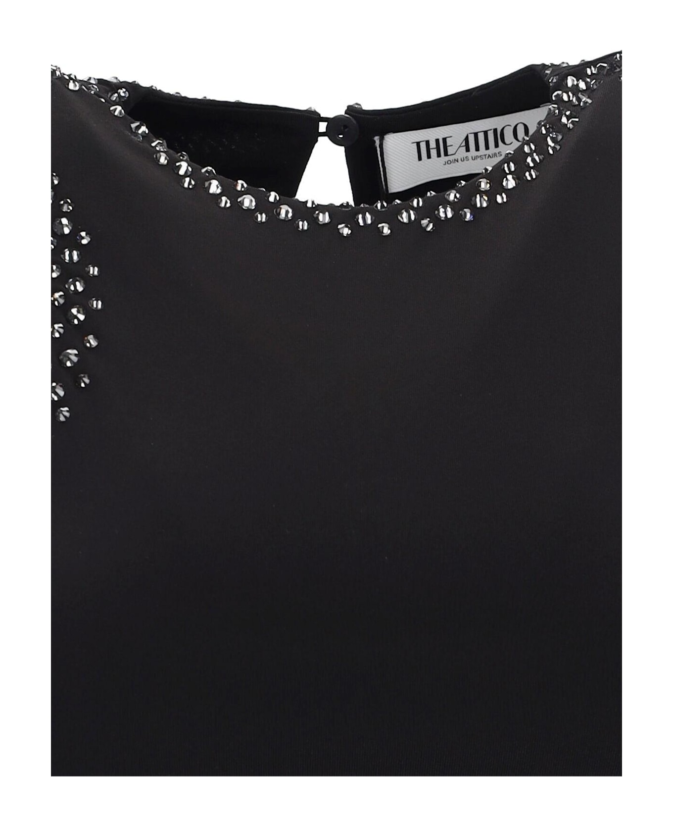 The Attico Midi Dress - Black  