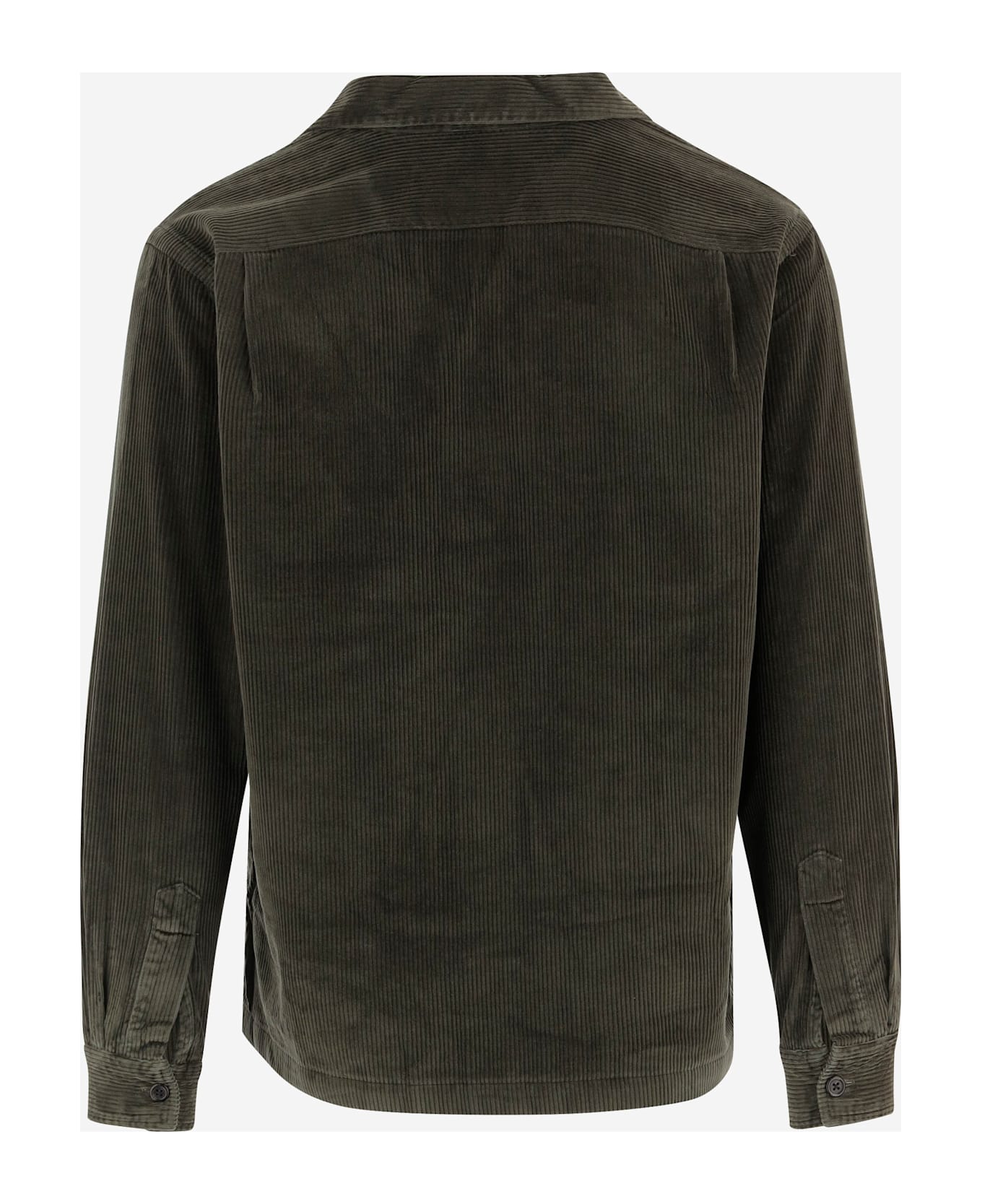 Polo Ralph Lauren Cotton Velvet Shirt - VERDE SCURO