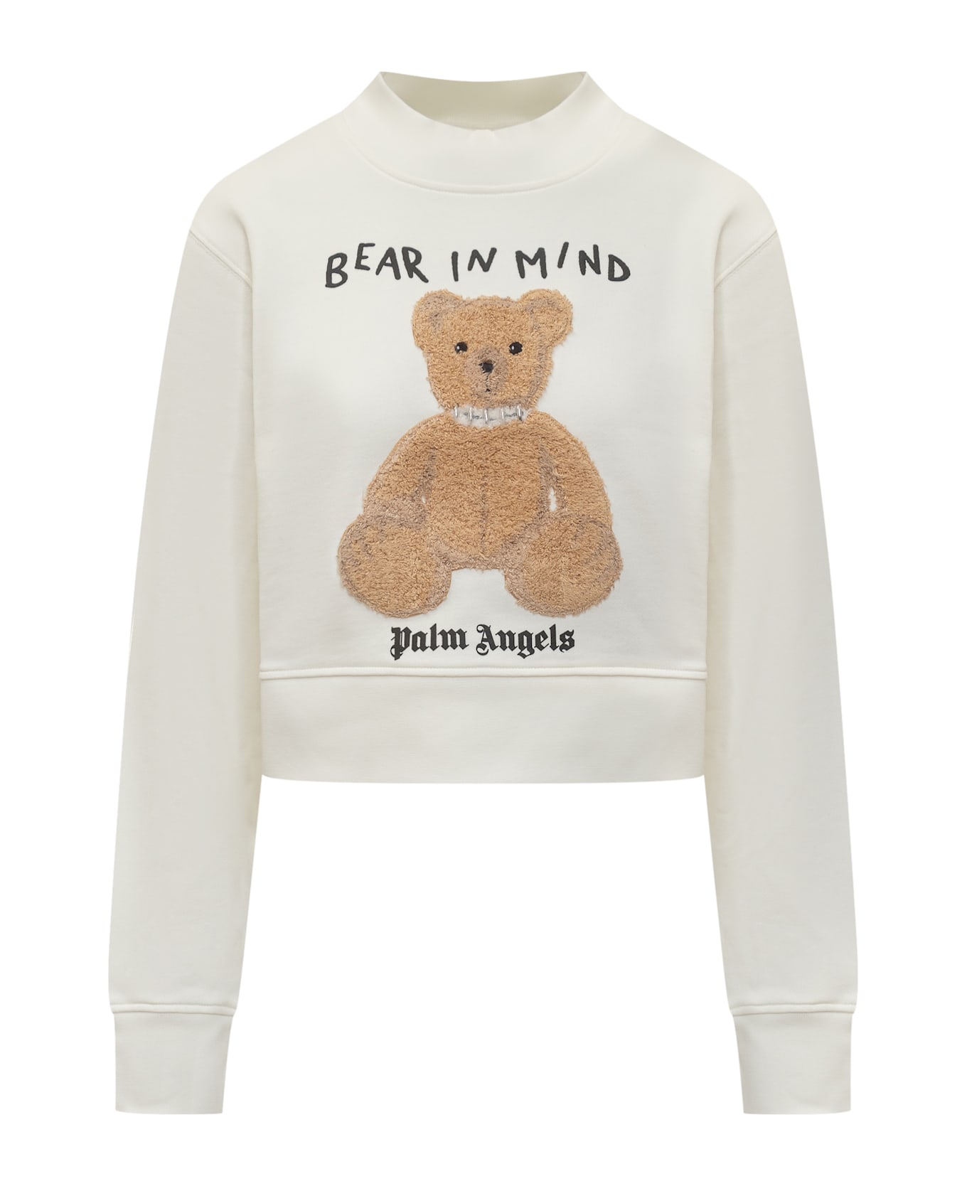 Palm Angels Bear In Mind Sweatshirt - WHITE-BROWN