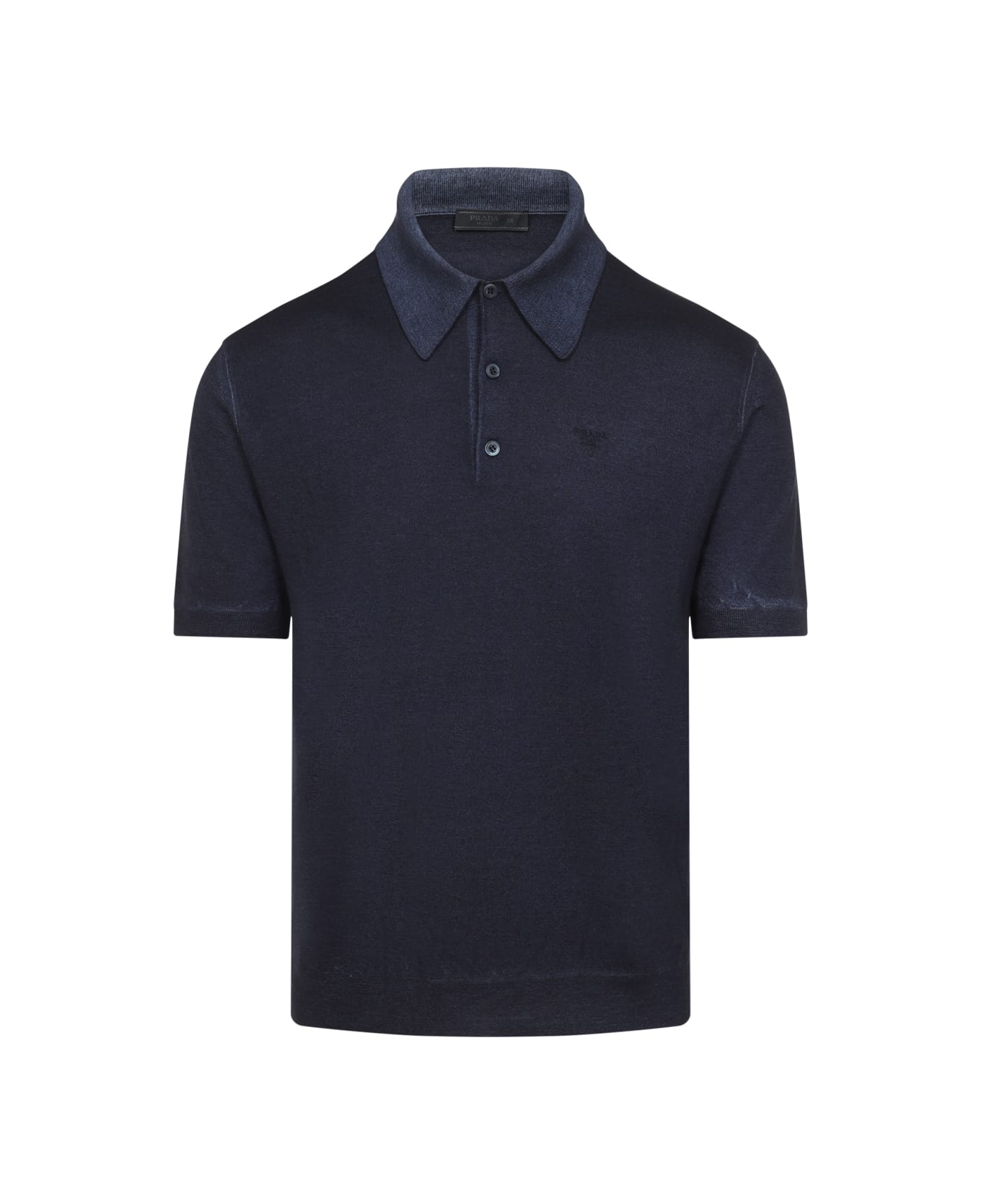 Prada Cashmere Polo - Bleu