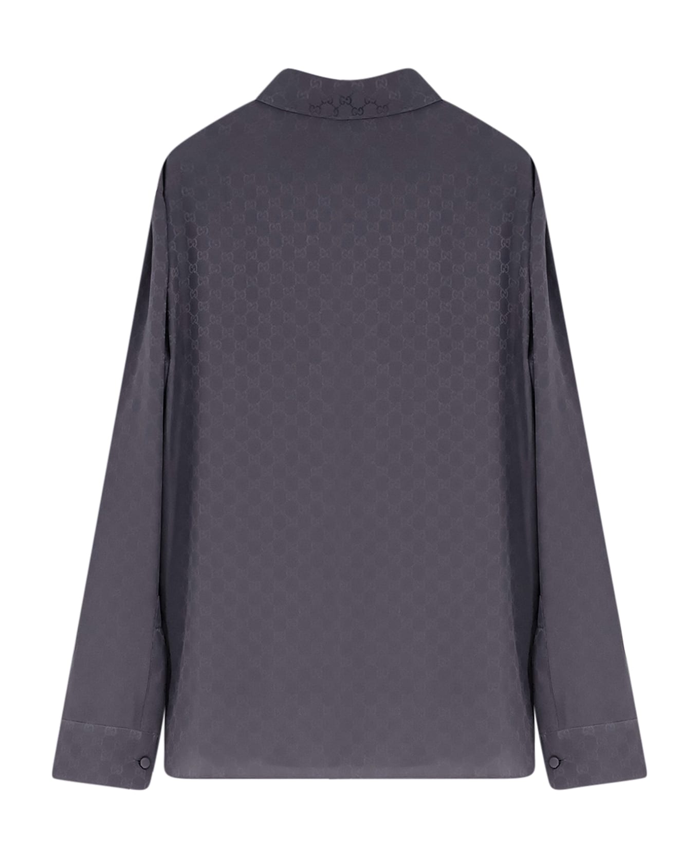 Gucci Gg Jacquard Silk Shirt - ROCK