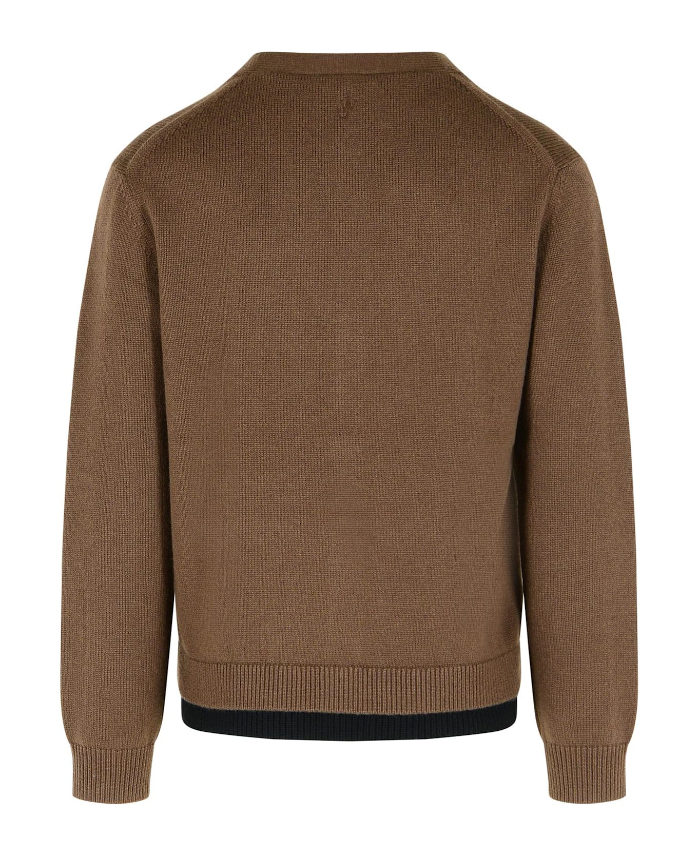J.W. Anderson Brown Cashmere Blend Layered Cardigan - BROWN