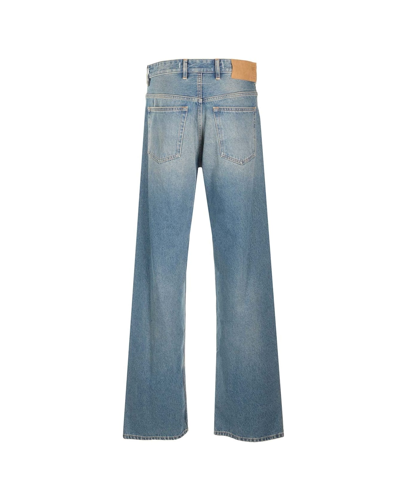 MM6 Maison Margiela Creased Jeans - Blue