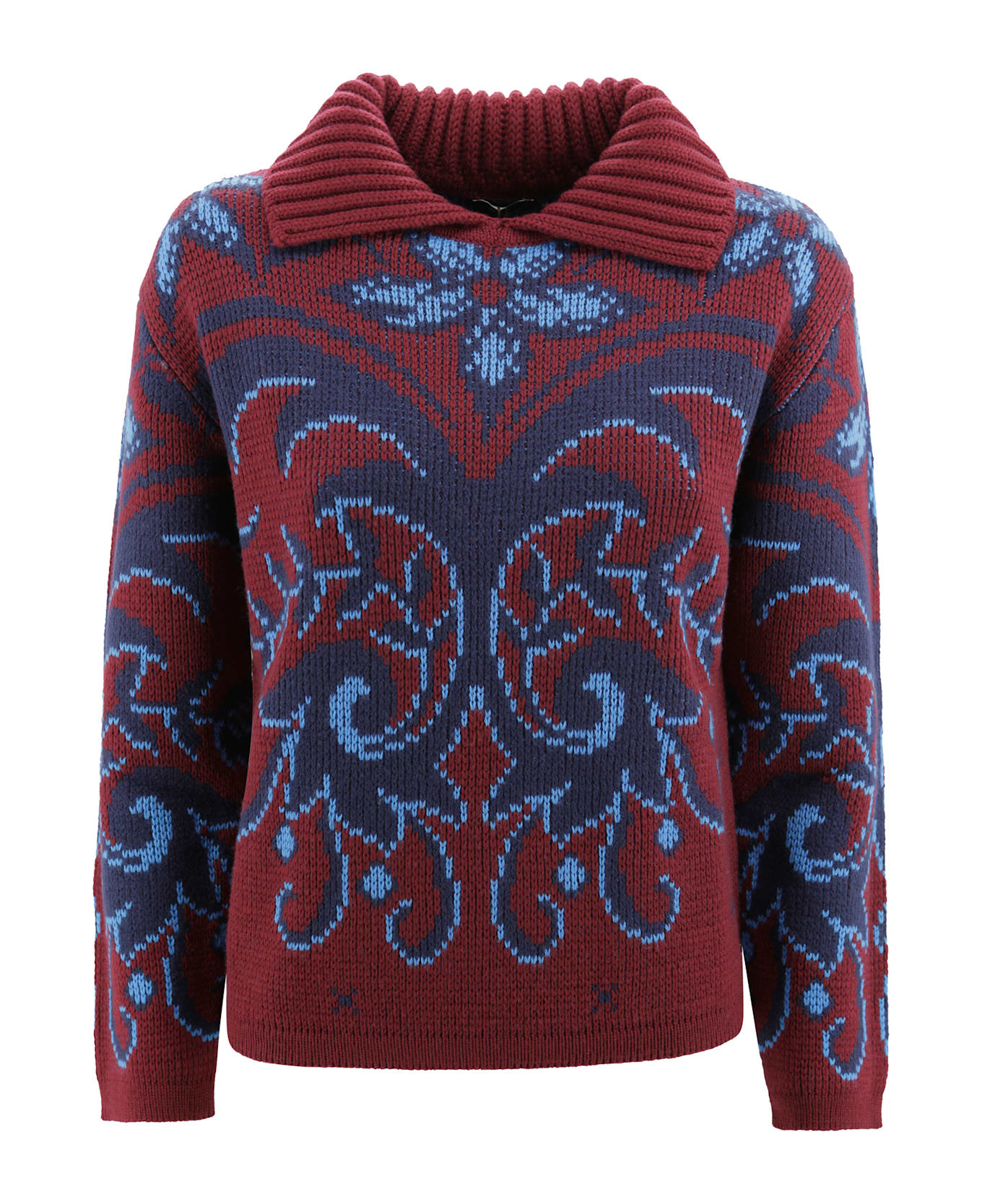 Etro Jacquard Jumper - Purple