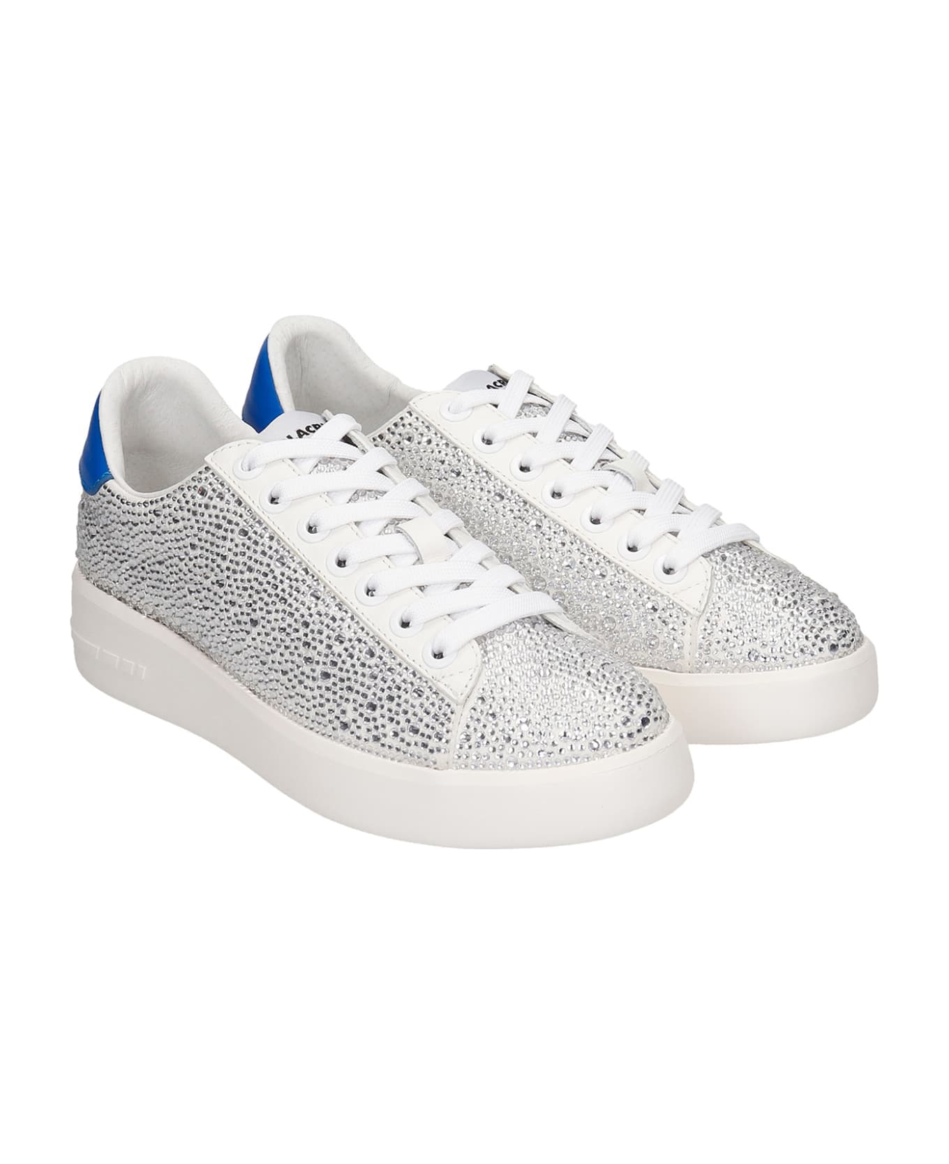 Lola Cruz Sneakers In White Leather - white