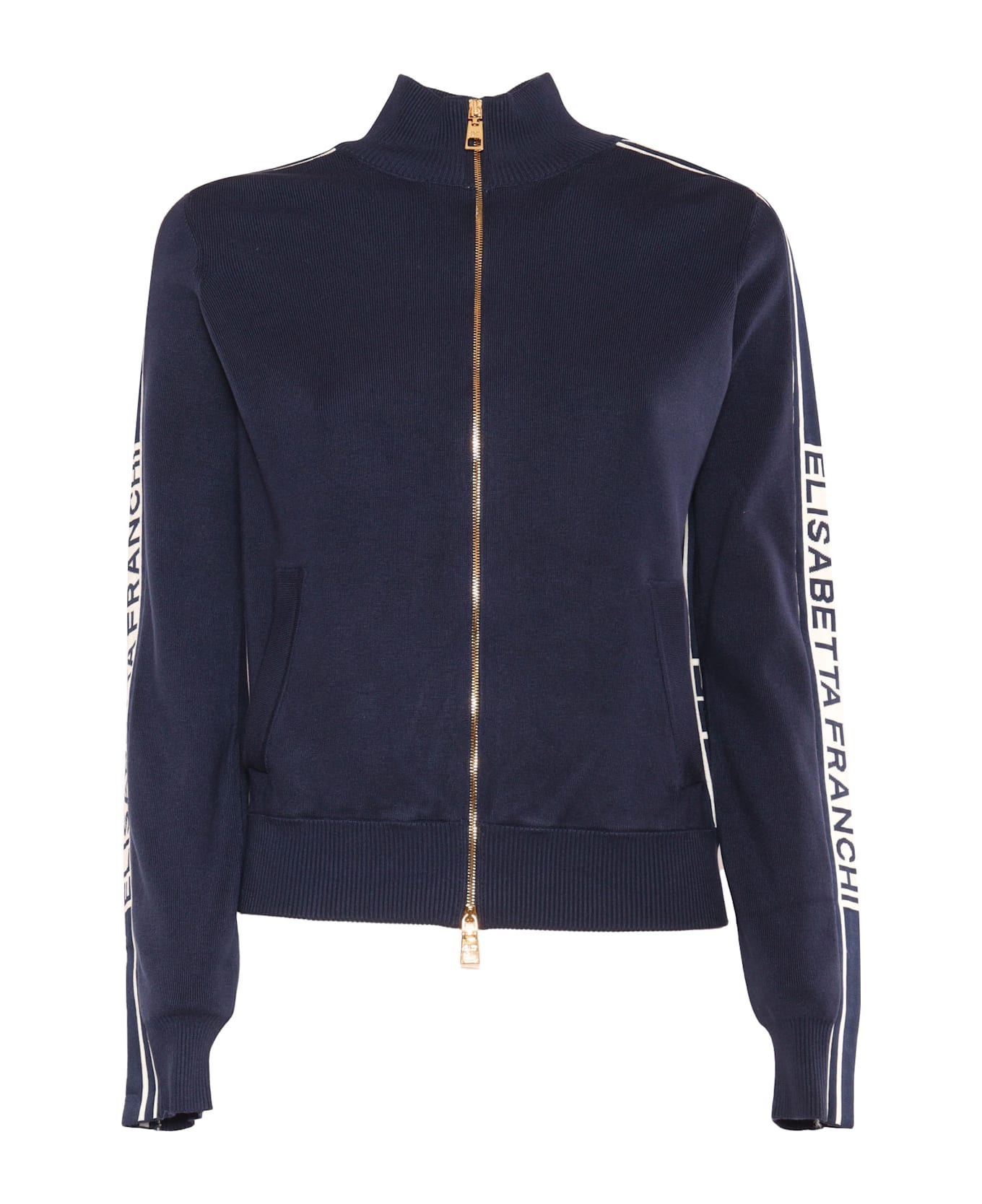 Elisabetta Franchi Tricot Sweater - BLUE