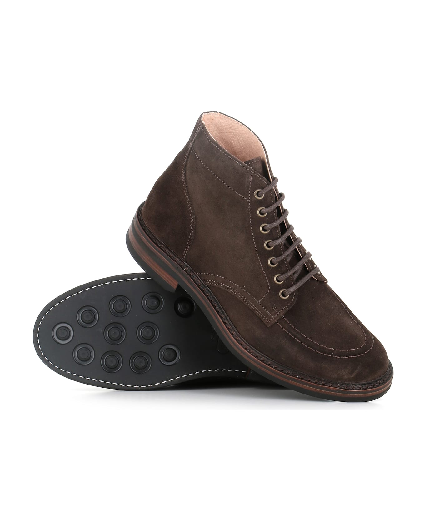 Astorflex Lace-up Boot Nuvoflex Rubber - Brown